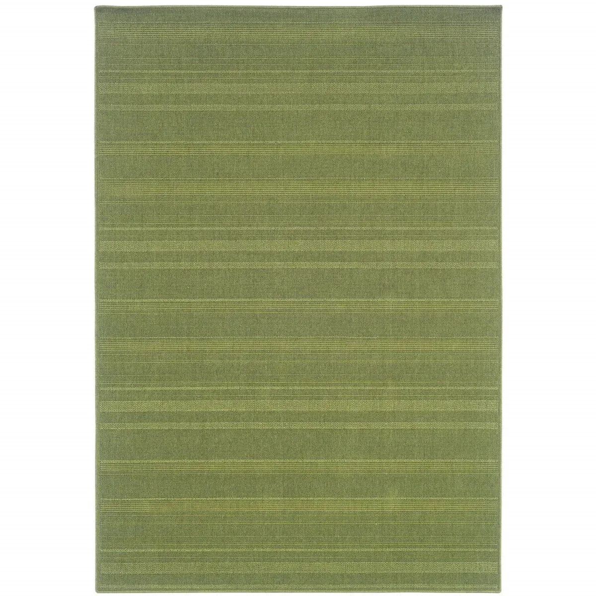 2' X 4' Stain Resistant Indoor / Outdoor Area Rug - Green