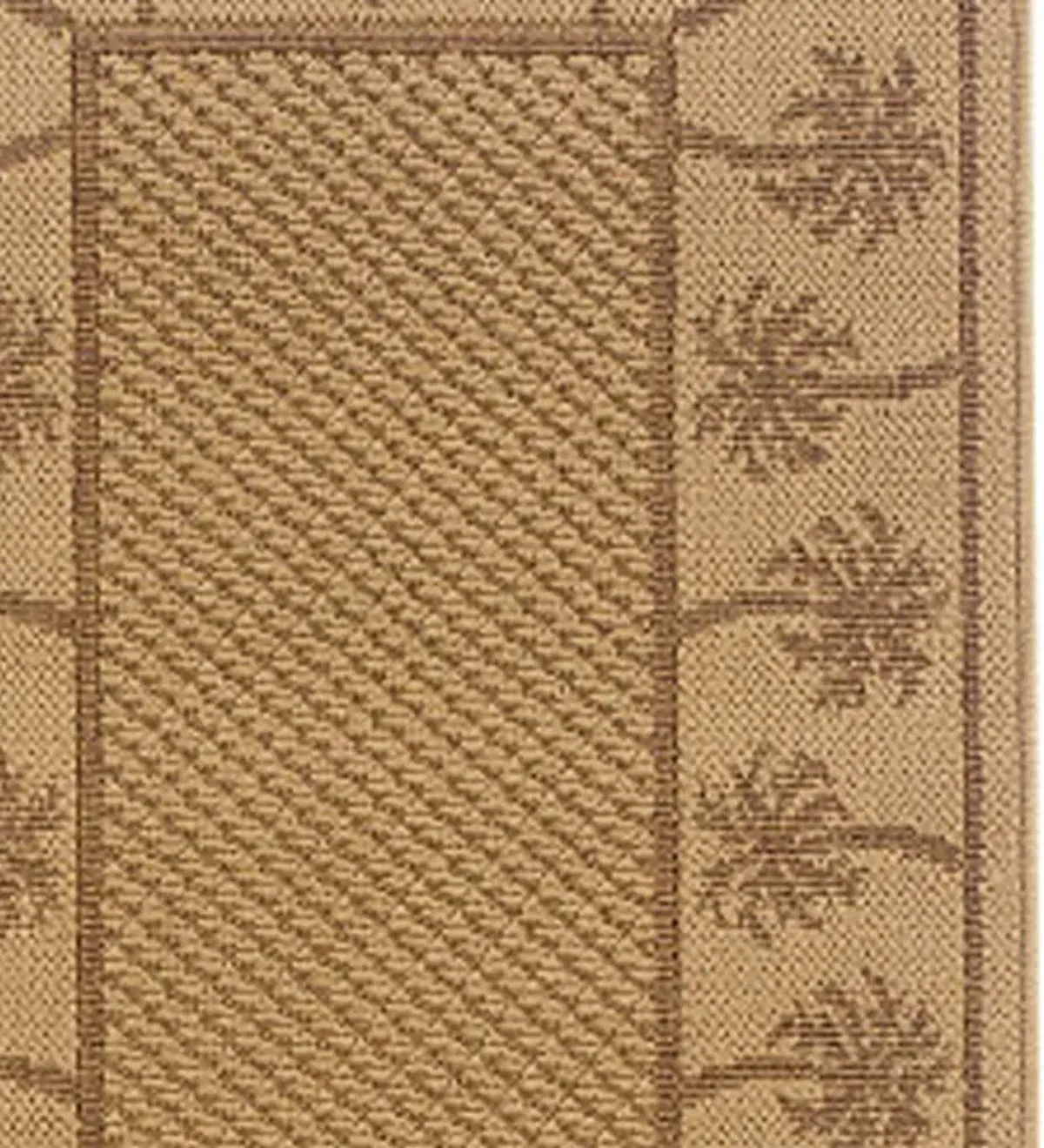 2' X 8' Stain Resistant Area Rug Outdoor / Indoor - Beige