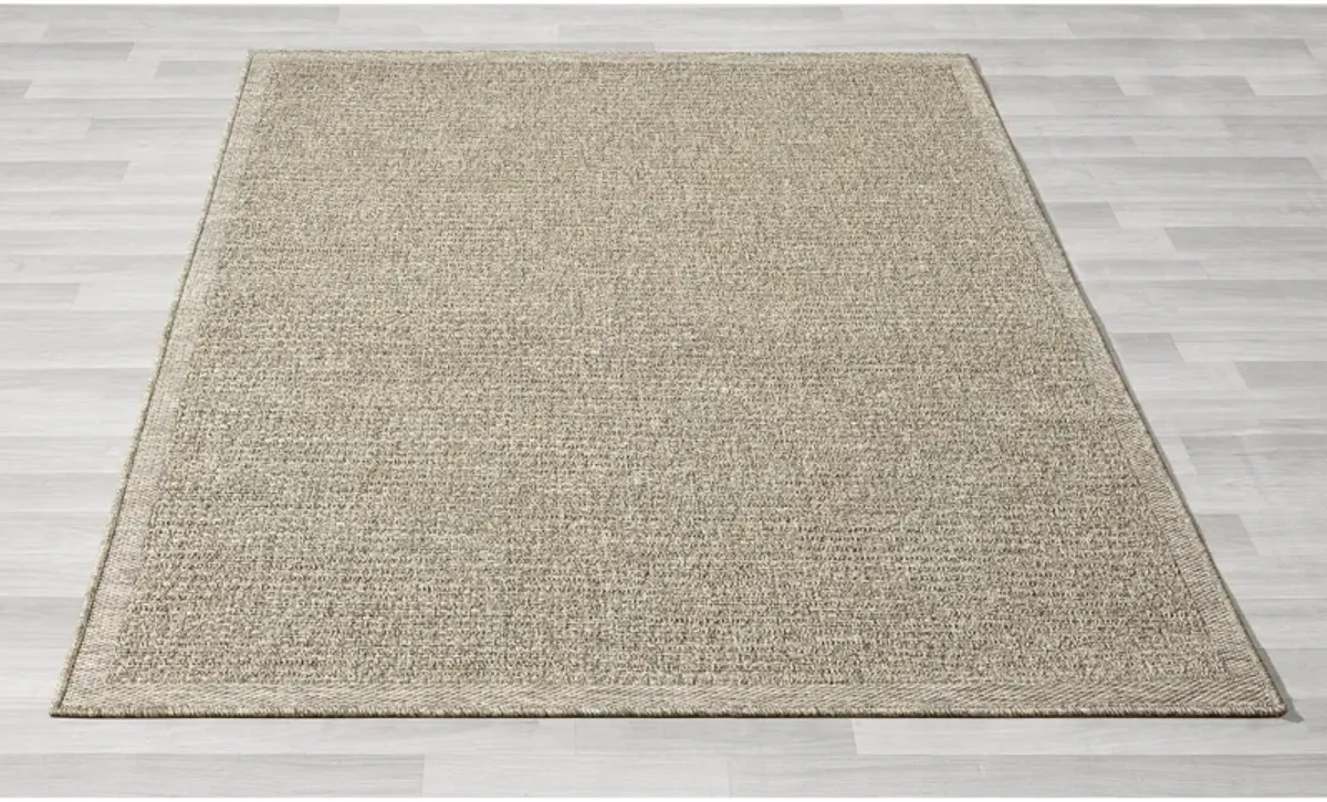 8' X 10' Outdoor Area Rug - Brown