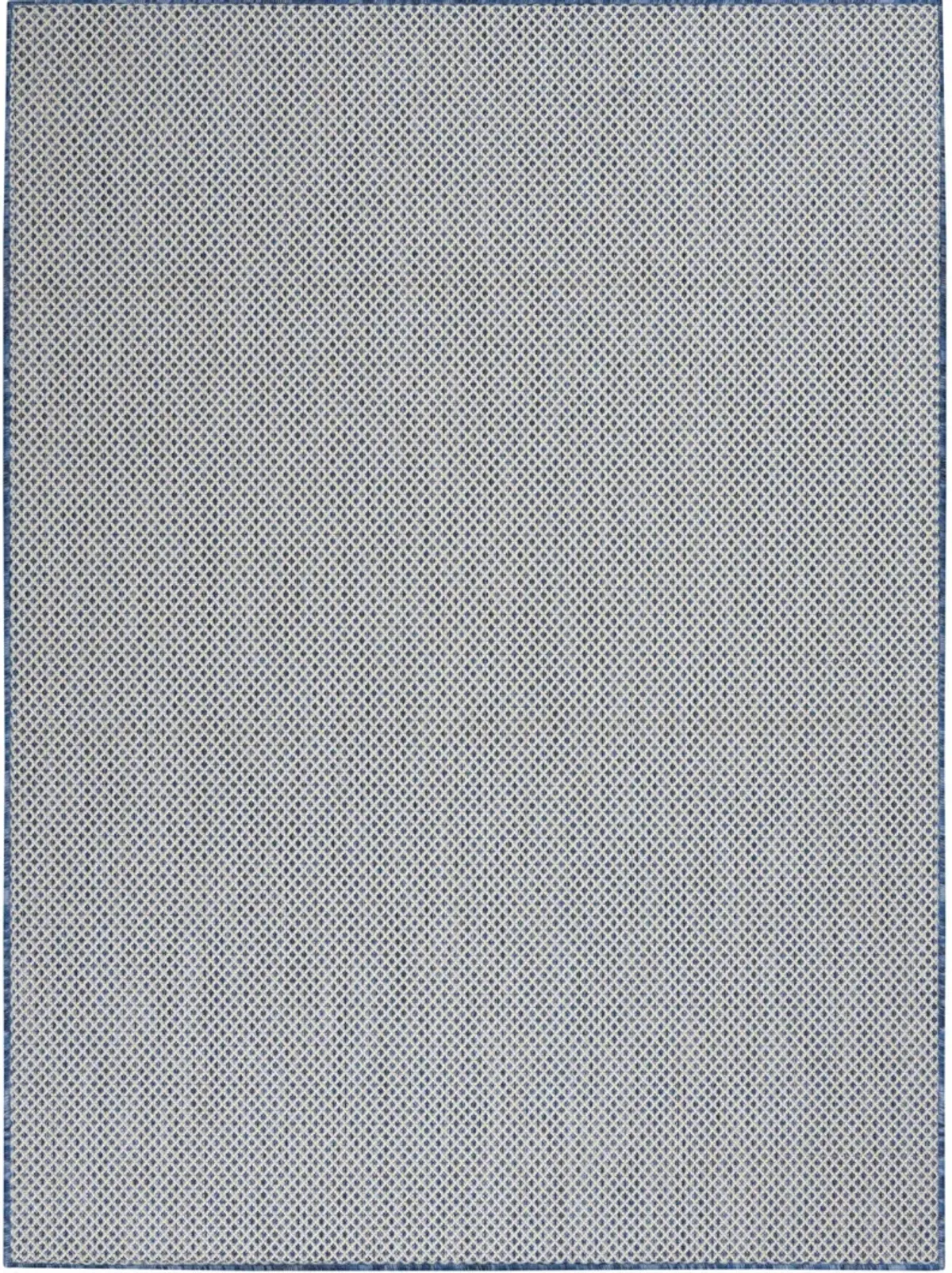 5' X 7' Geometric Power Loom Area Rug - Blue