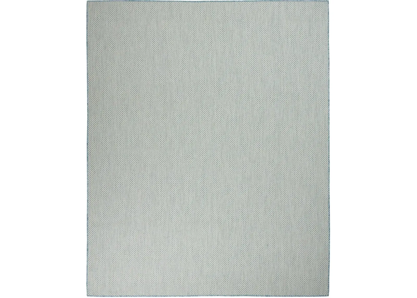 9' X 12' Geometric Power Loom Area Rug - Blue