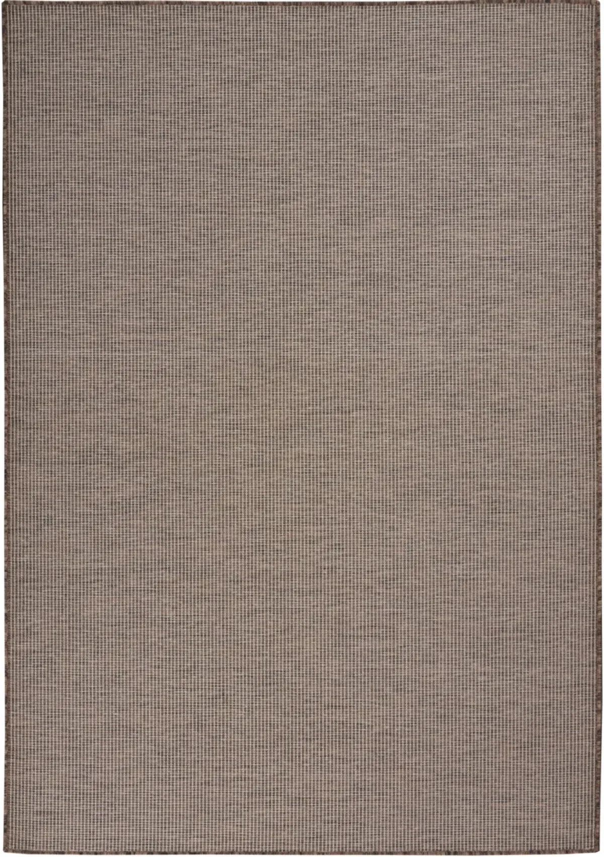 5' X 7' Power Loom Area Rug - Brown