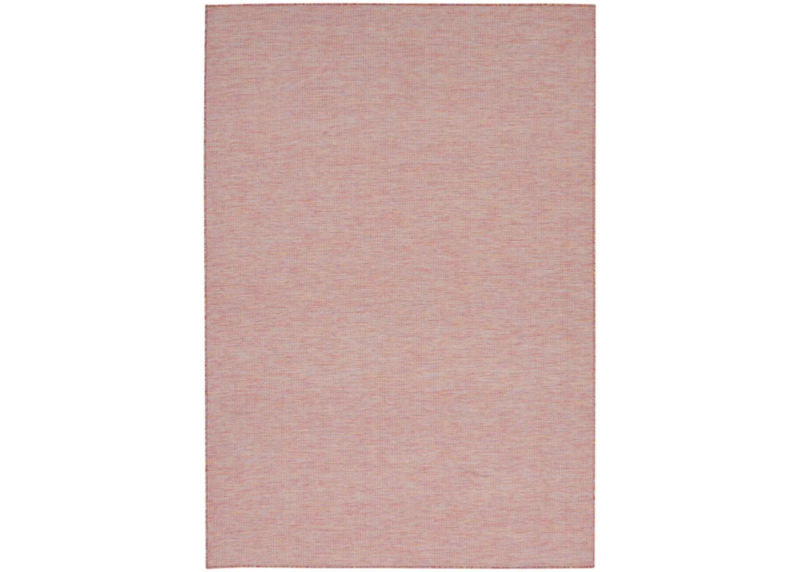 7' X 10' Power Loom Area Rug - Dark Red