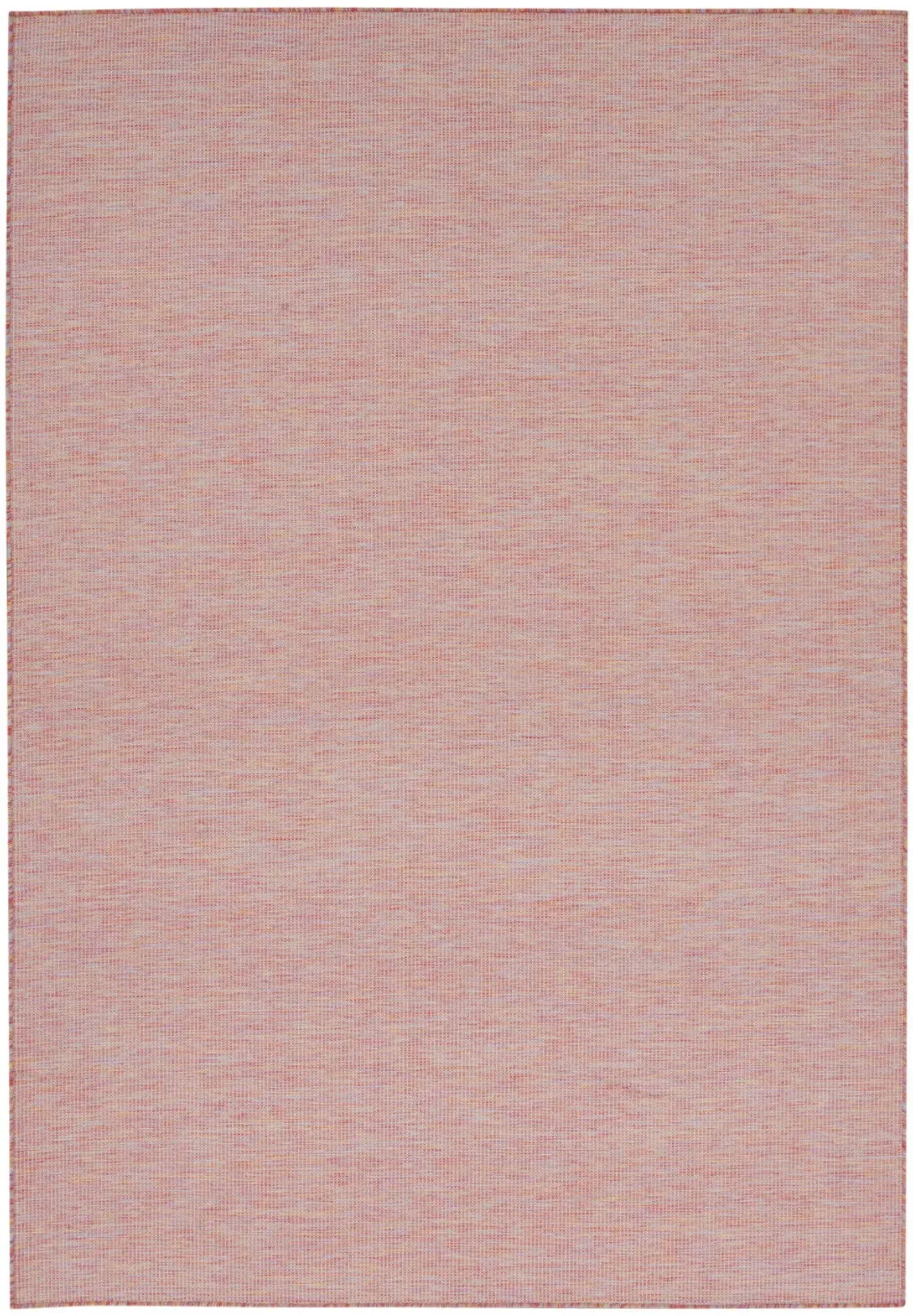 7' X 10' Power Loom Area Rug - Dark Red