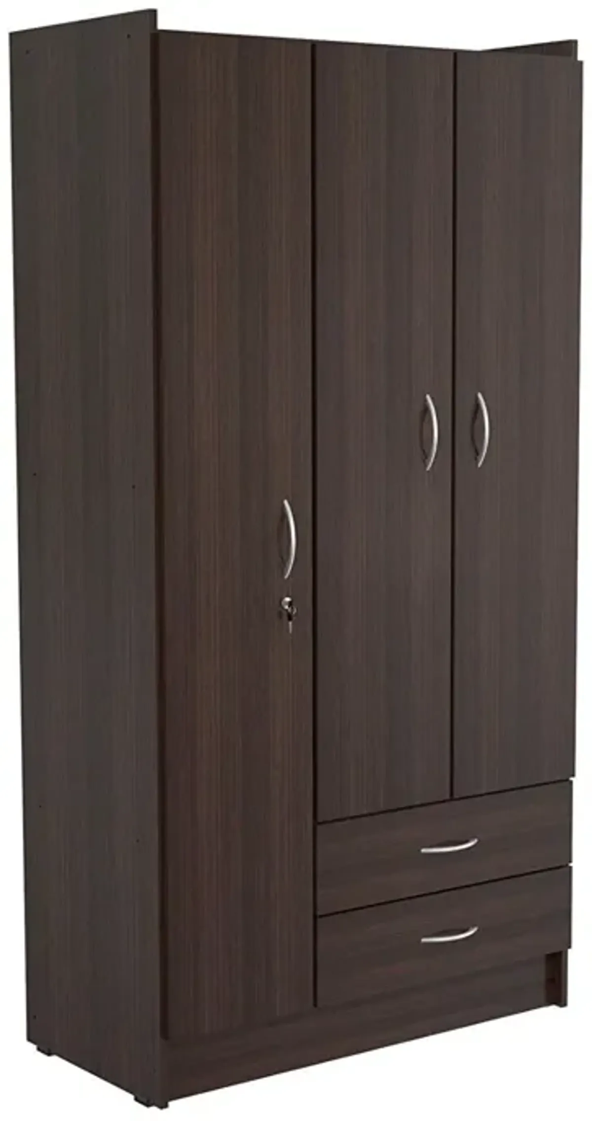 Wardrobe Armoire - Espresso Finish