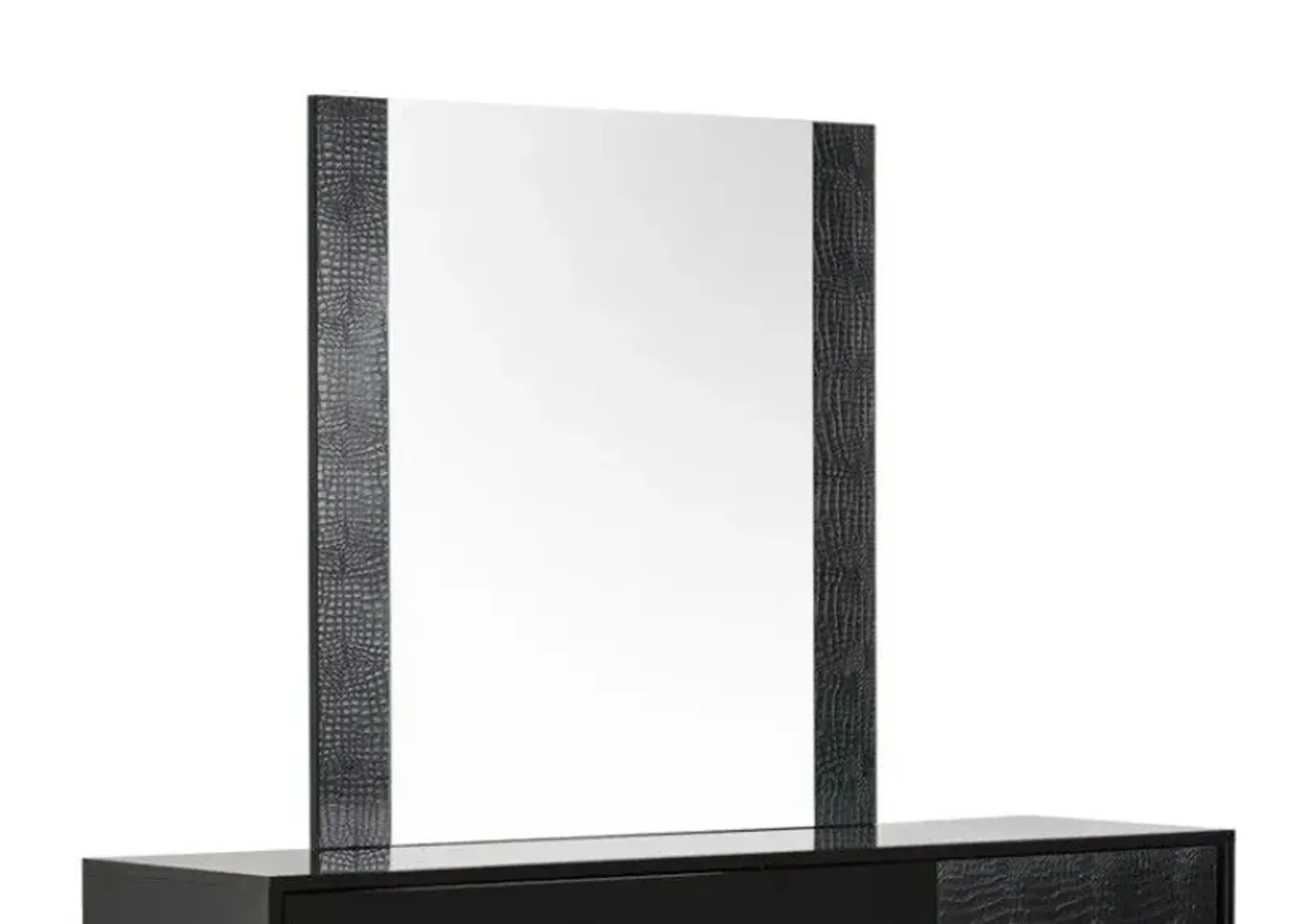 41" Glass Mirror - Black