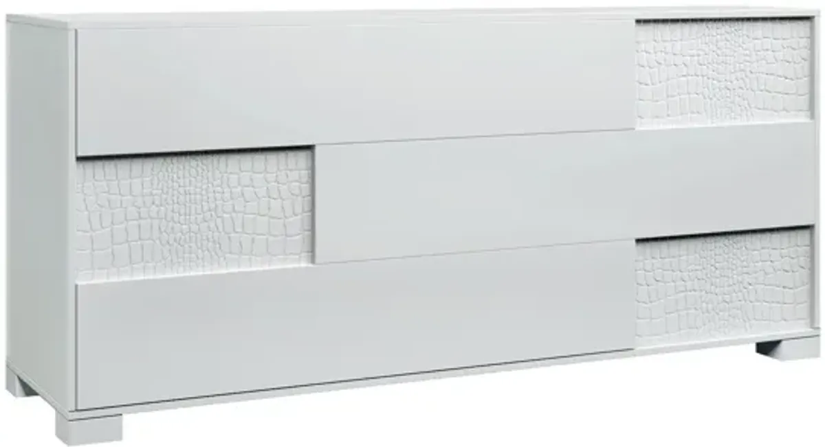 Dresser - White / Steel