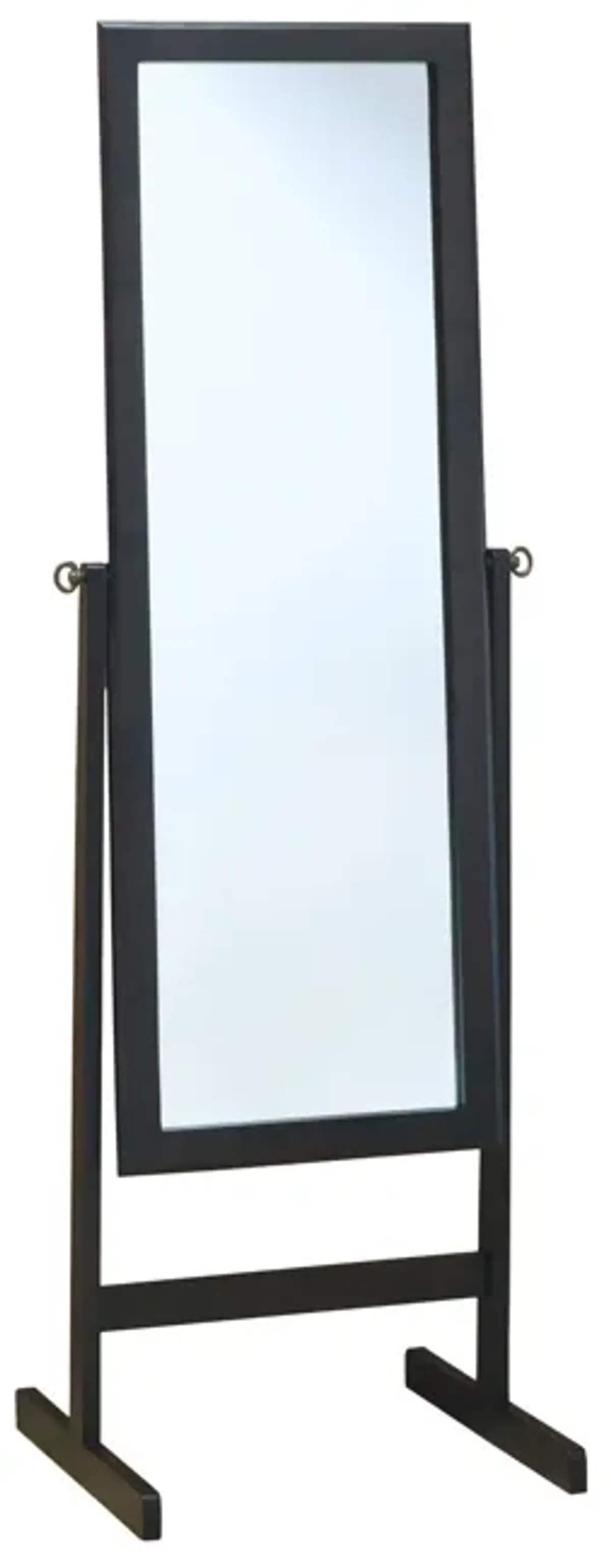 60" Framed Cheval Standing Mirror - Brown