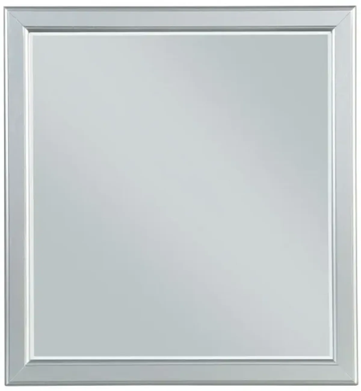 38" Rectangle Wall Mounted Accent Mirror - Silver