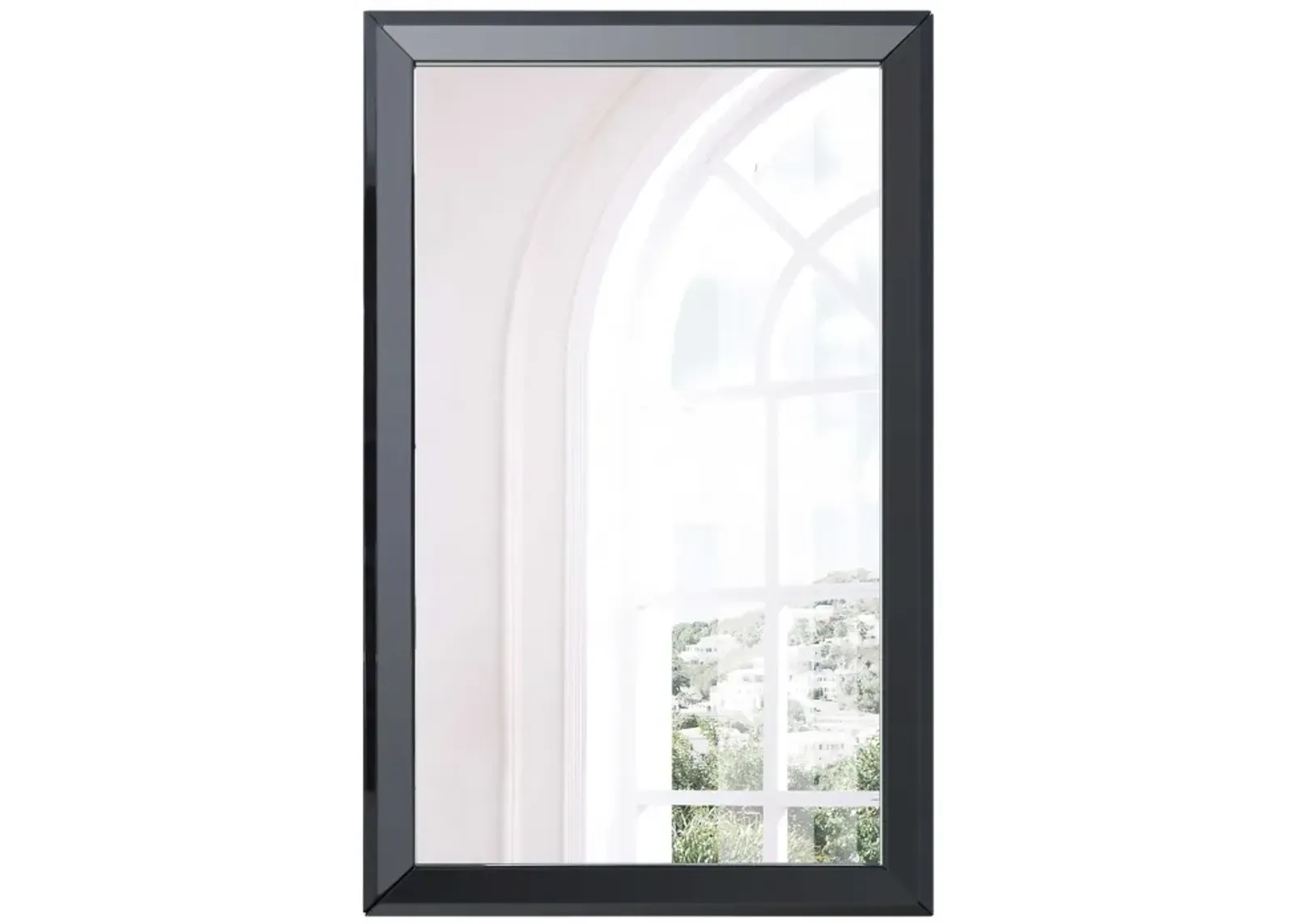 Rectangle Accent Mirror - Black