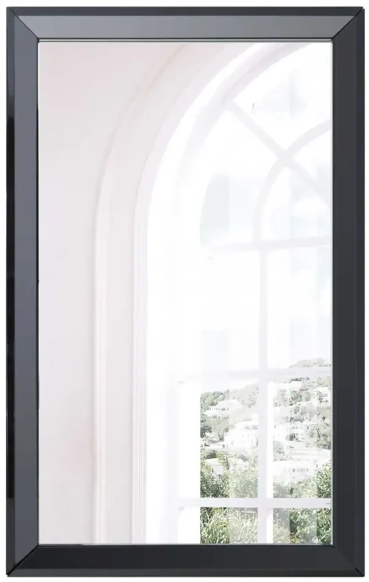 Rectangle Accent Mirror - Black