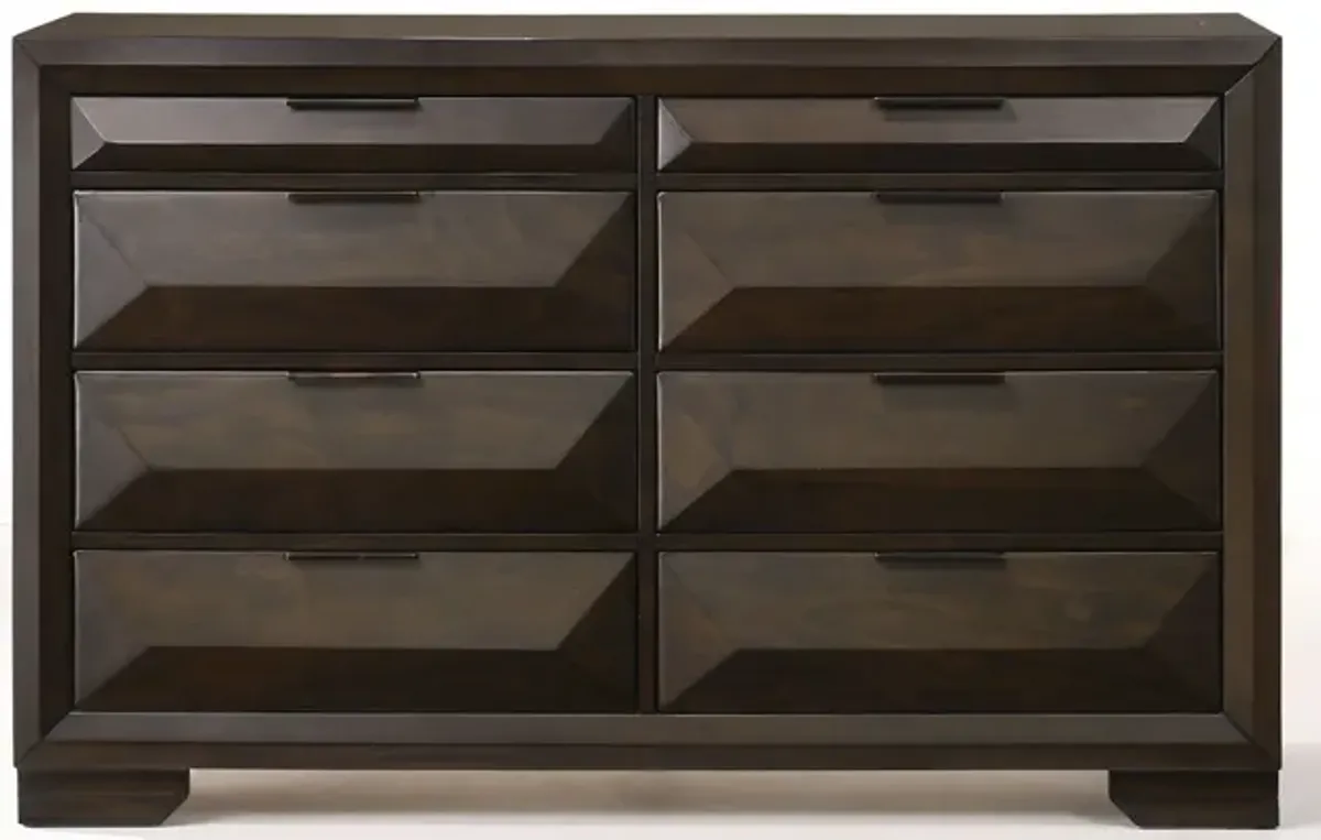 Solid Wood Standard Dresser / Chest - Espresso