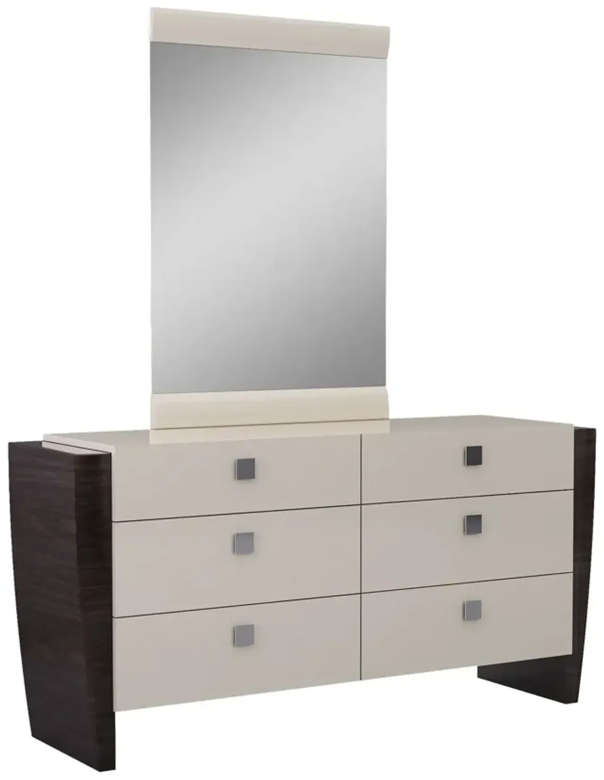 High Gloss Dresser - Refined Beige