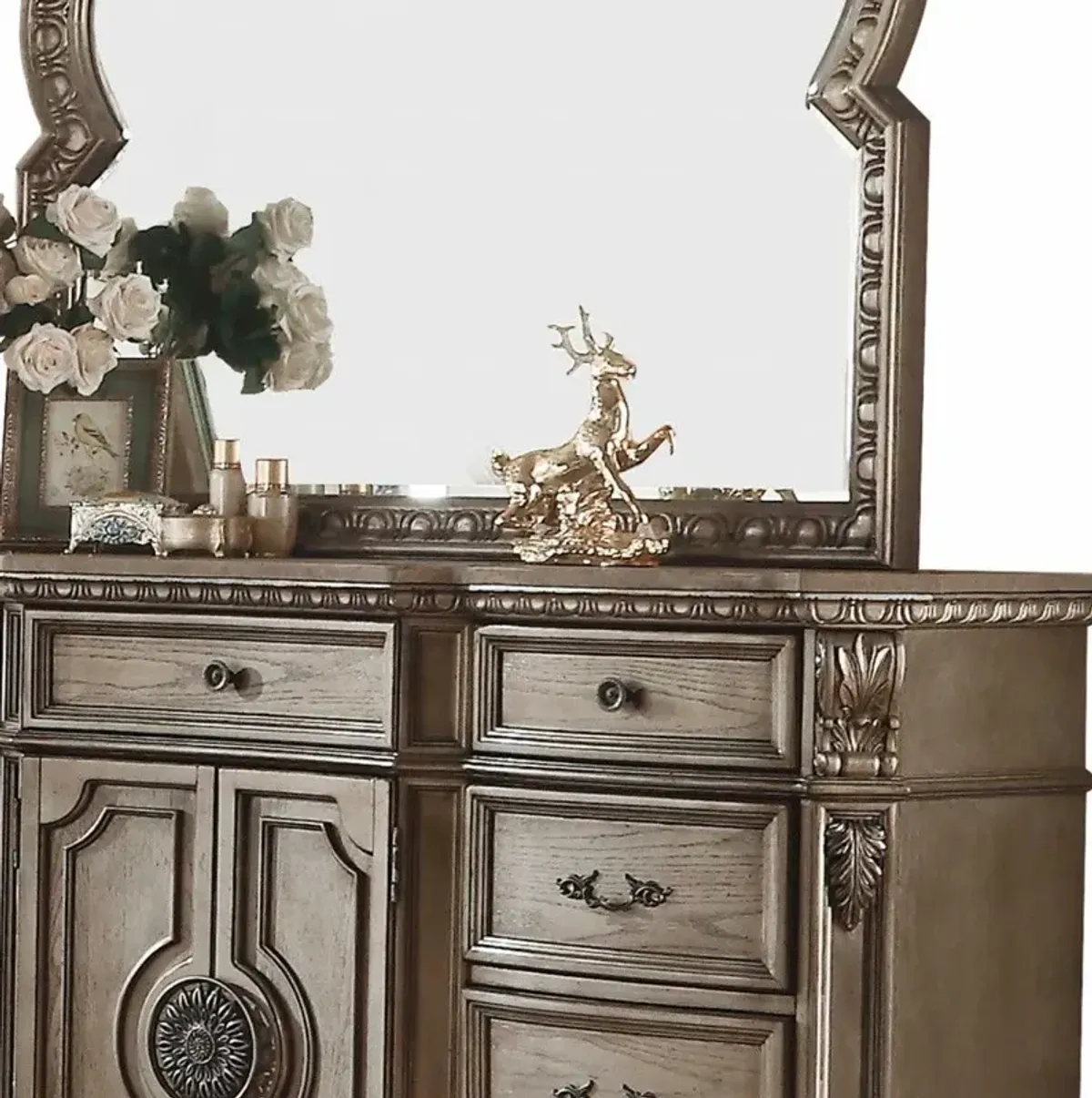 Wood Combo Dresser - Brown