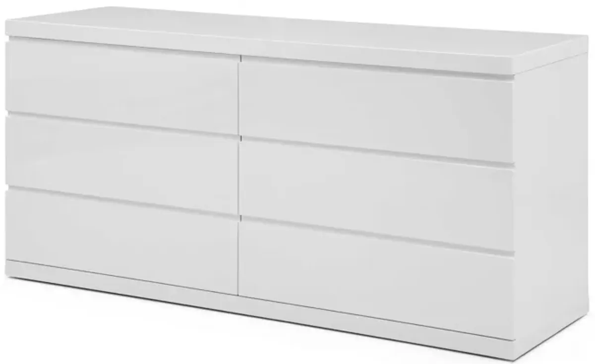 Double Dresser - White