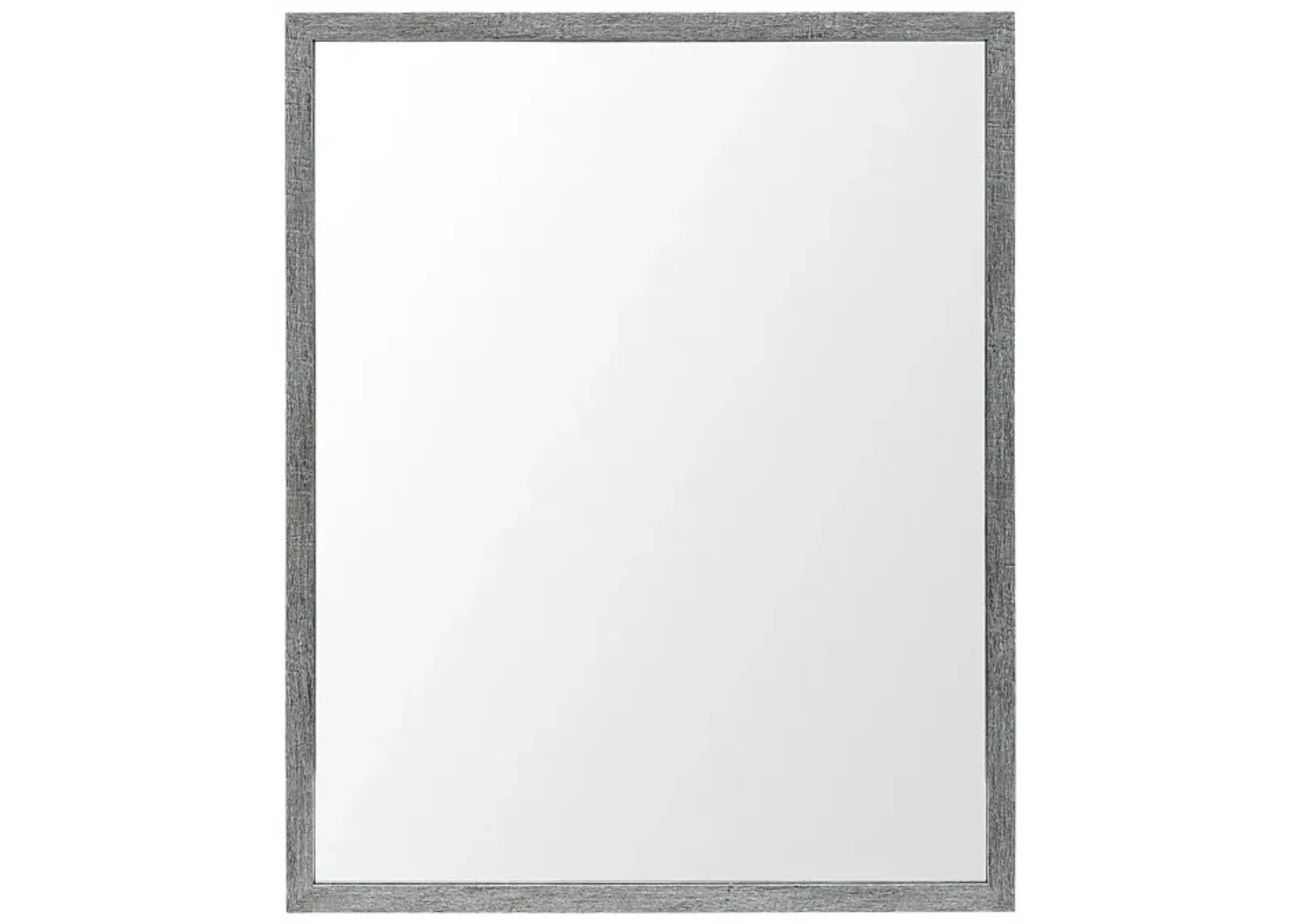 Driftwood Quality Frame Rectangle Accent Mirror - Gray