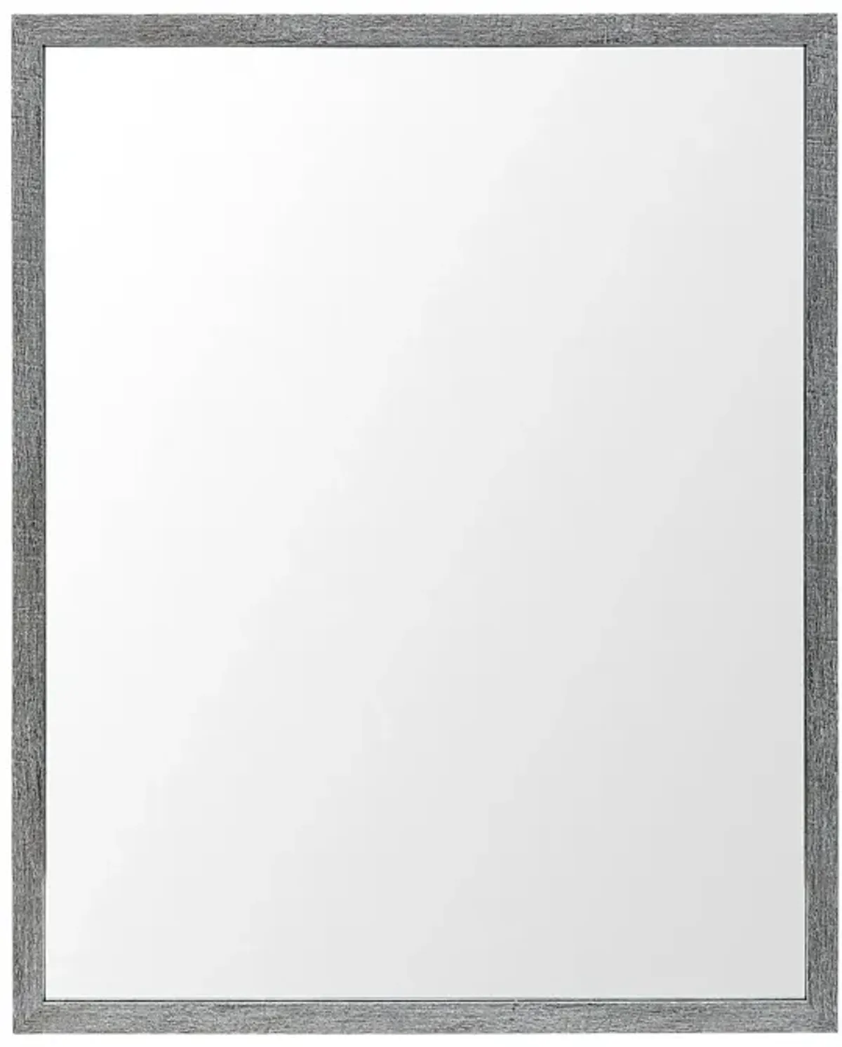 Driftwood Quality Frame Rectangle Accent Mirror - Gray