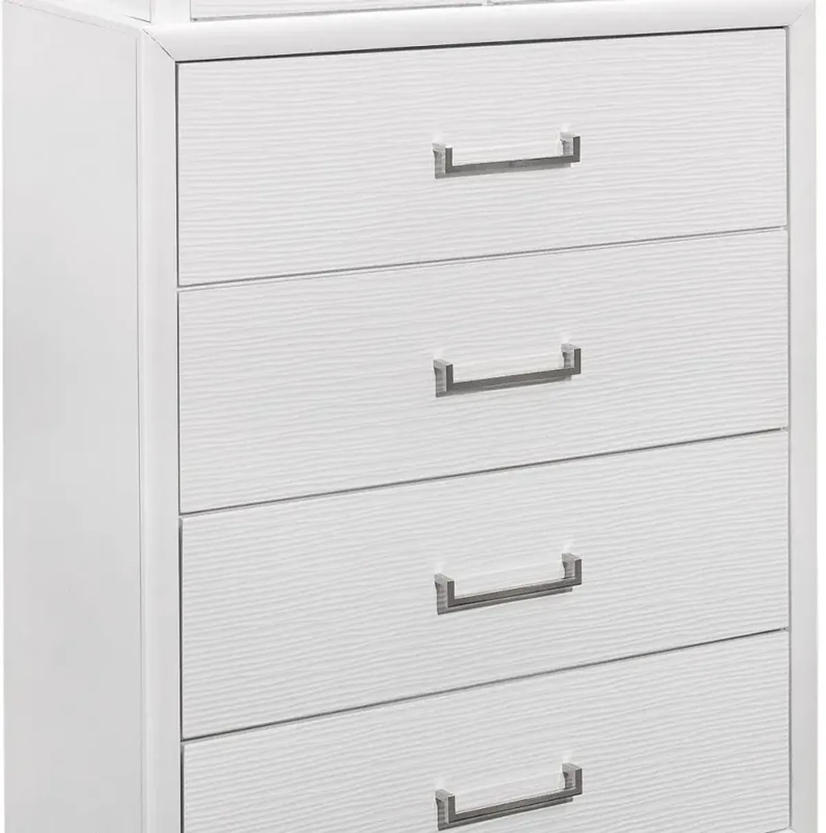 Chest With 6 Drawers - White