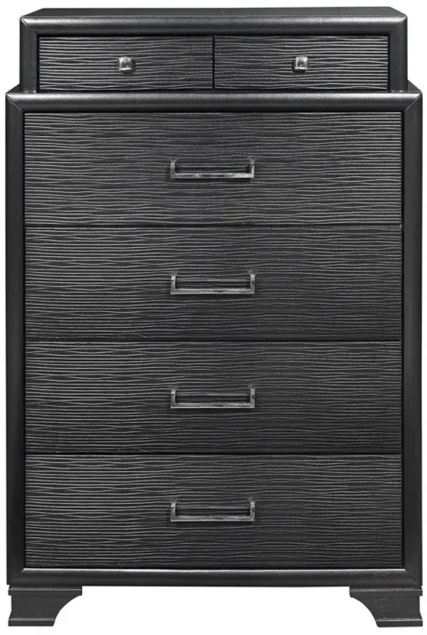 Chest With 6 Drawers - Gray