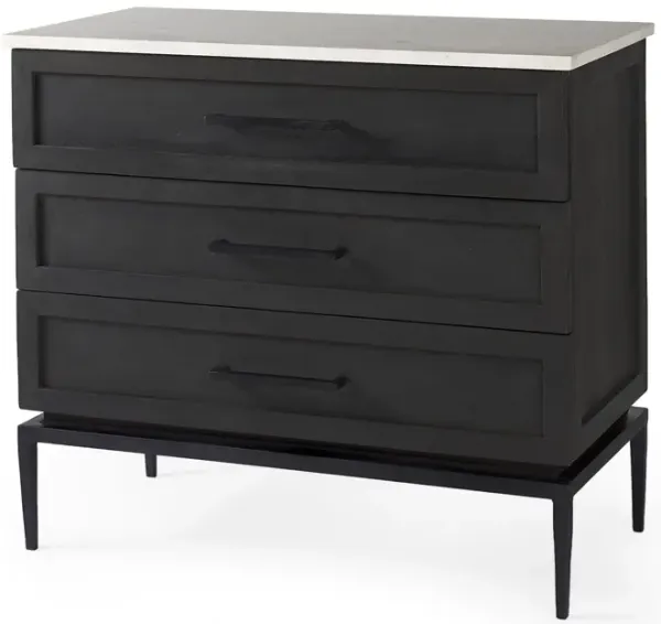 Updated Rustic Top Dresser - Dark / Light Marble