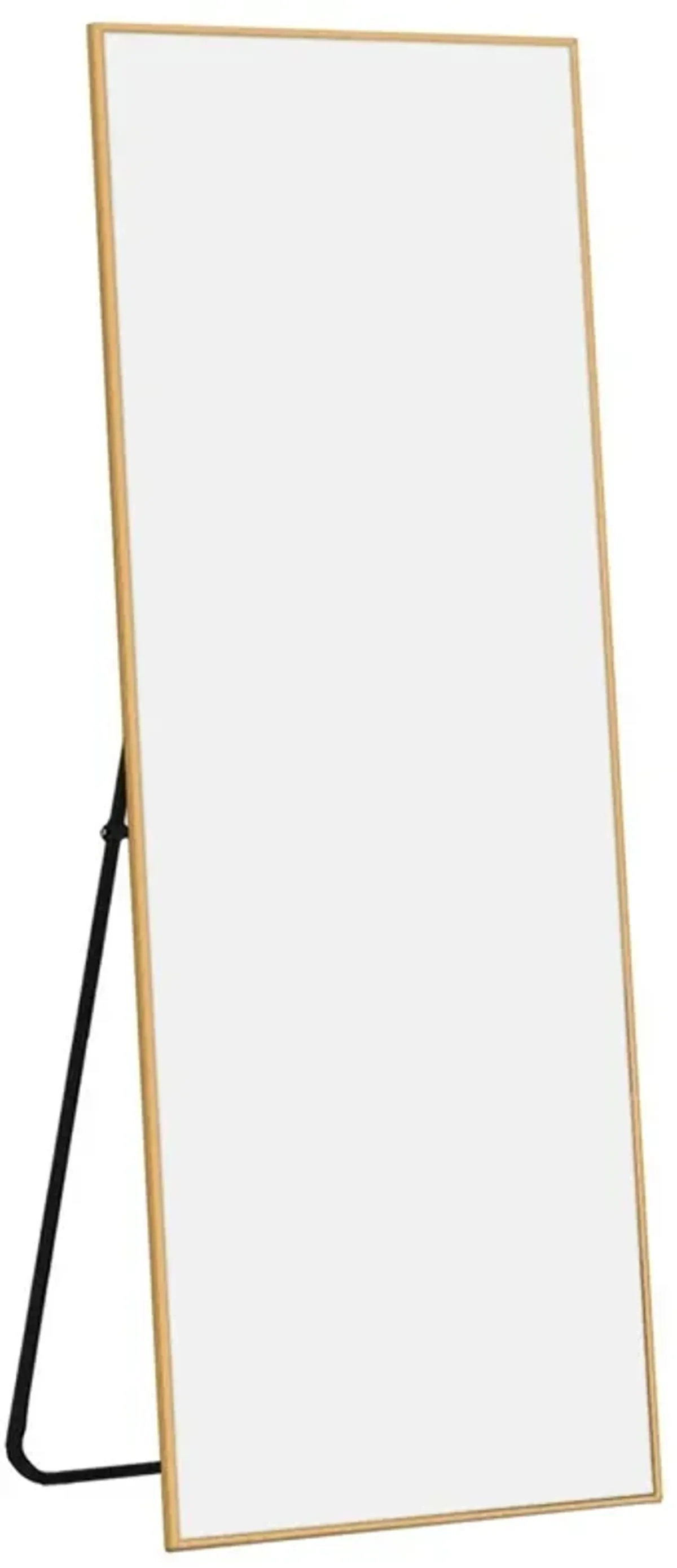 Metal Framed Mirror - Gold