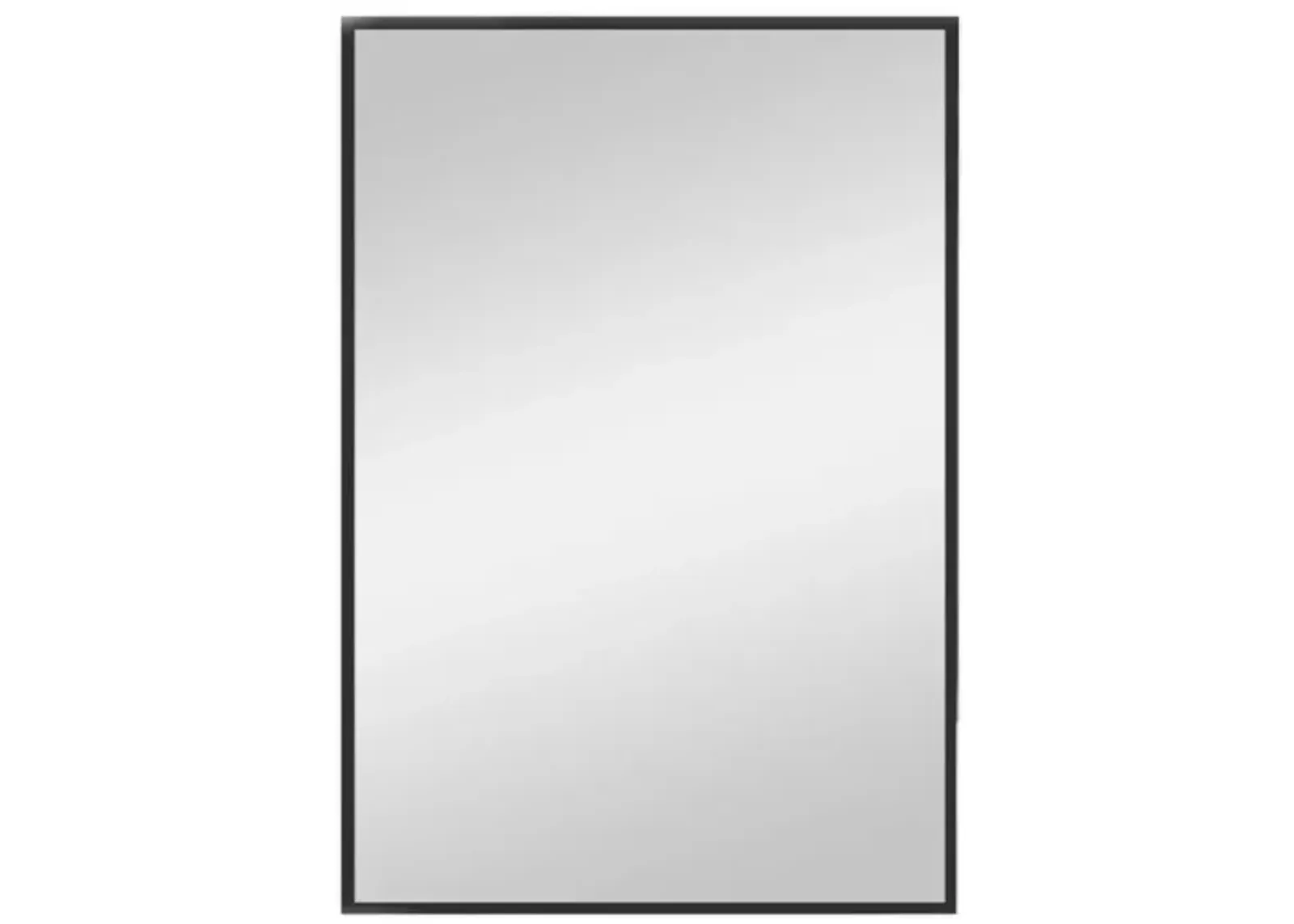 Aluminum Wall Mirror - Black