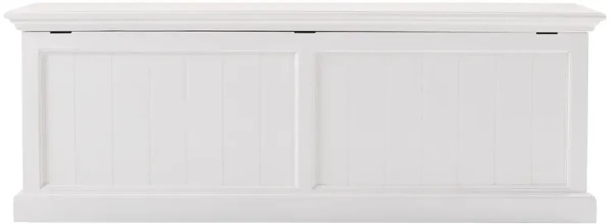 Solid Wood Chest - White