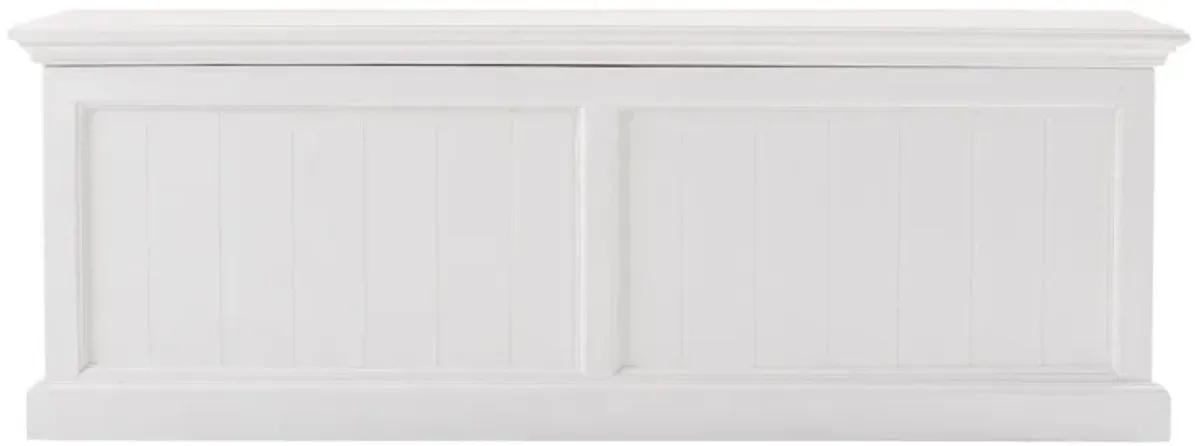 Solid Wood Chest - White