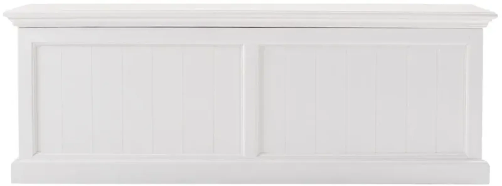 Solid Wood Chest - White