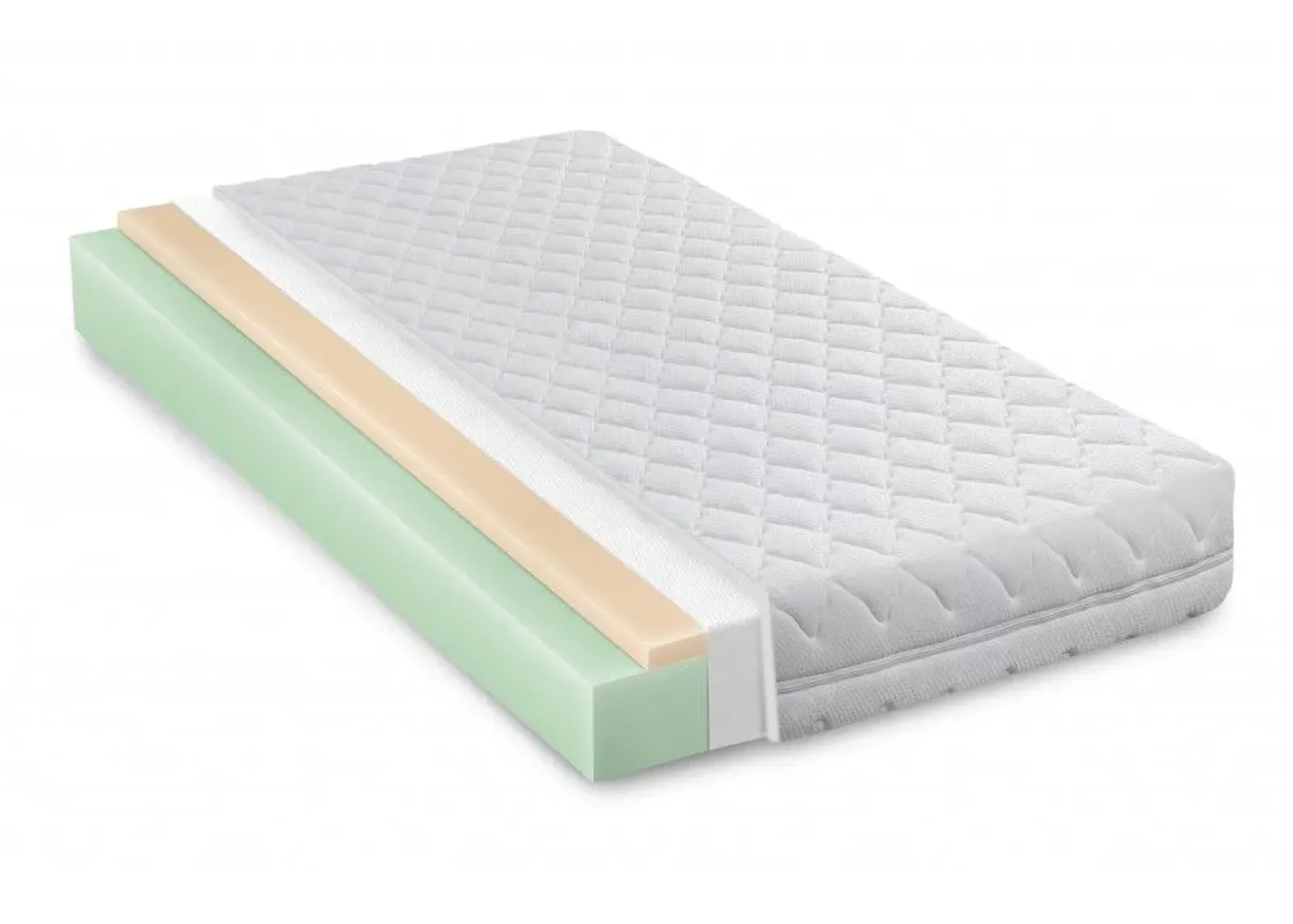 10" Twin Long Premier Memory Foam Hypoallergenic Mattress - White