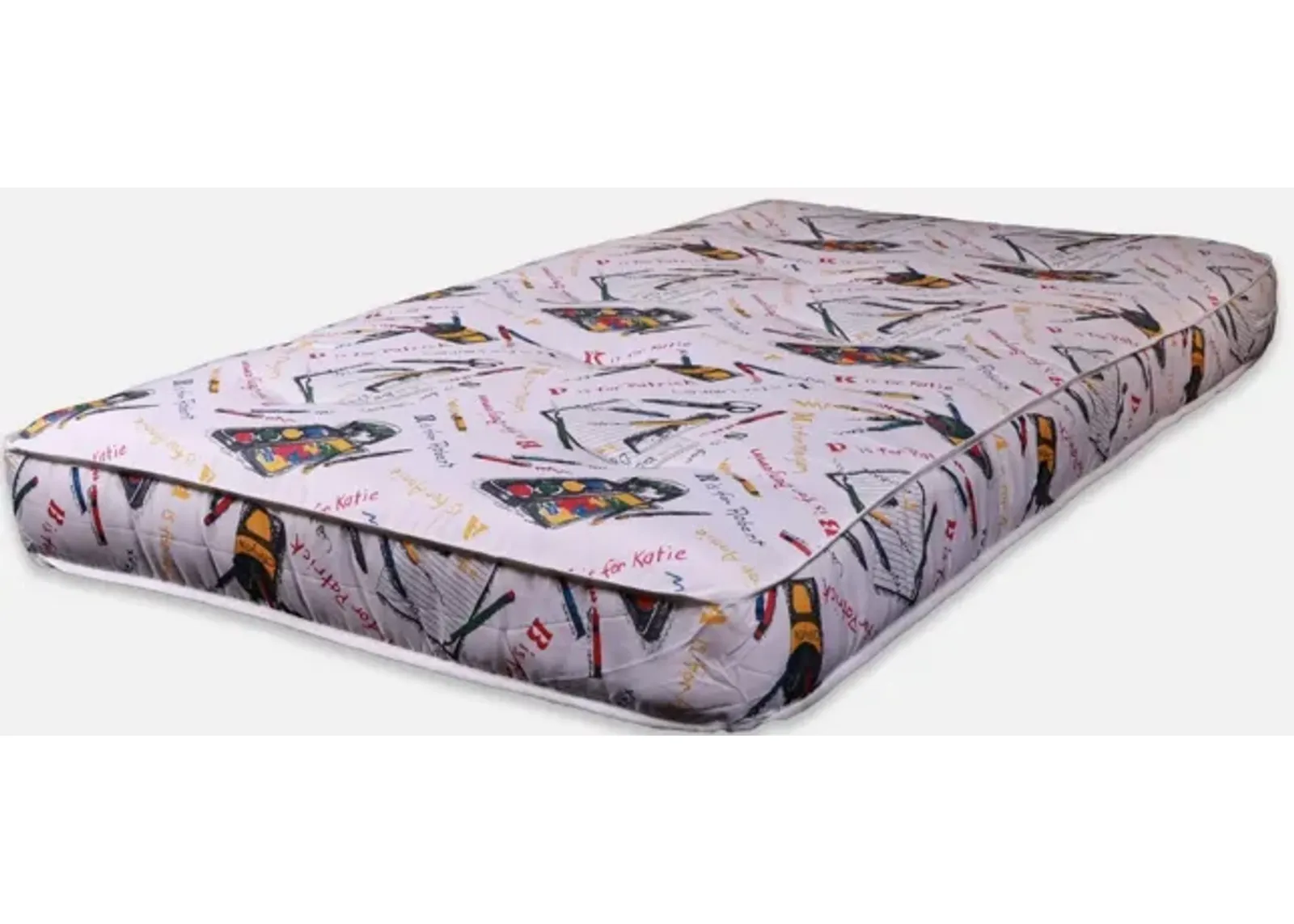 8" Twin Double Foam Mattress - Crayon