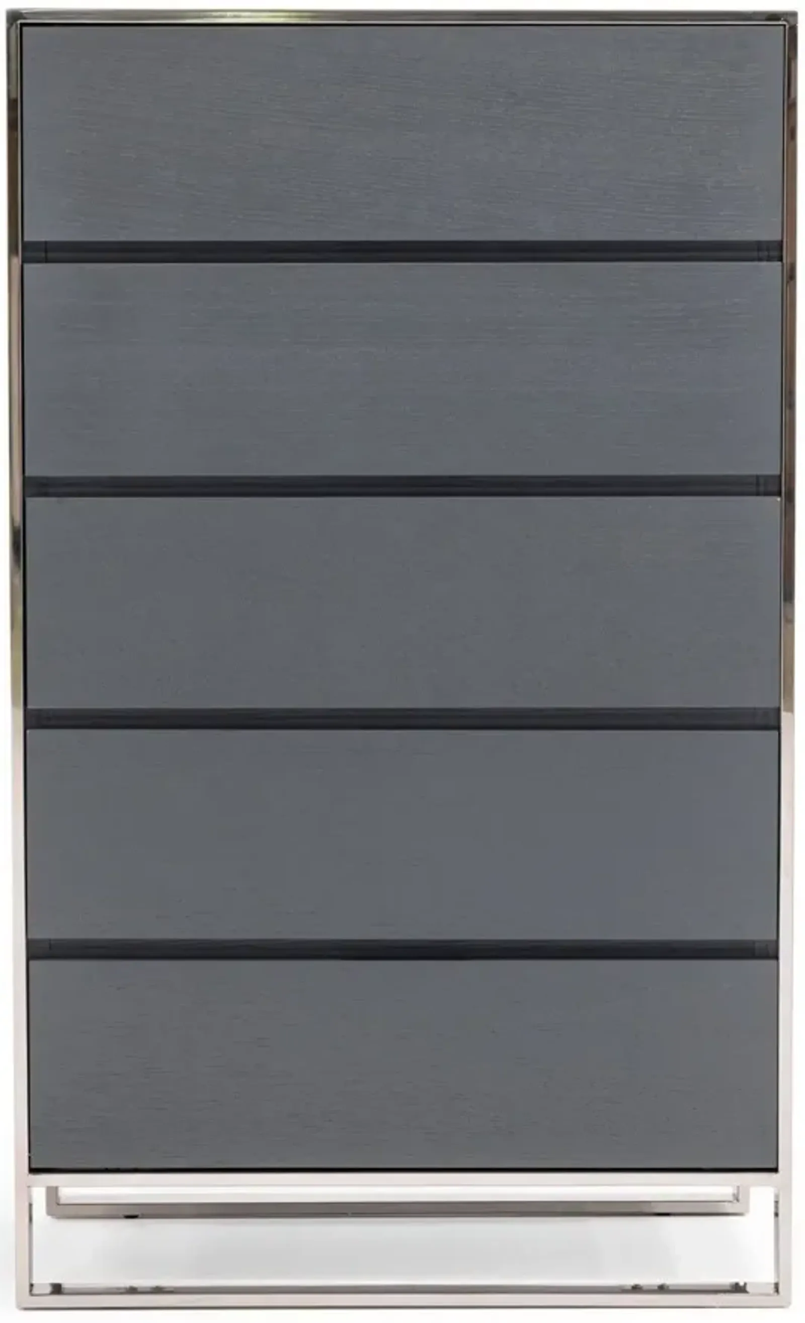 Five Drawer Chest - Gray