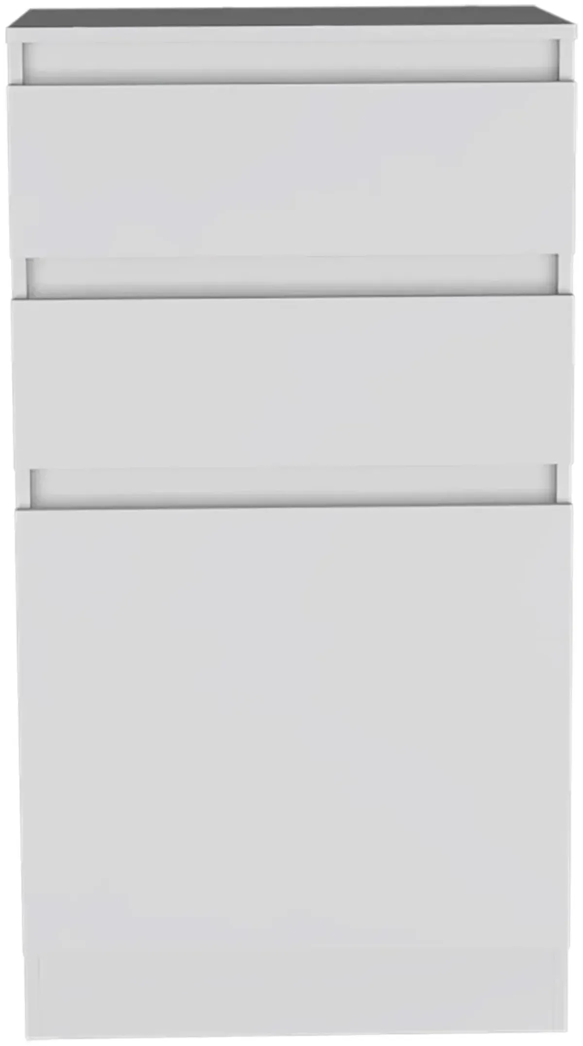 Two Drawer Vanity Chest - White