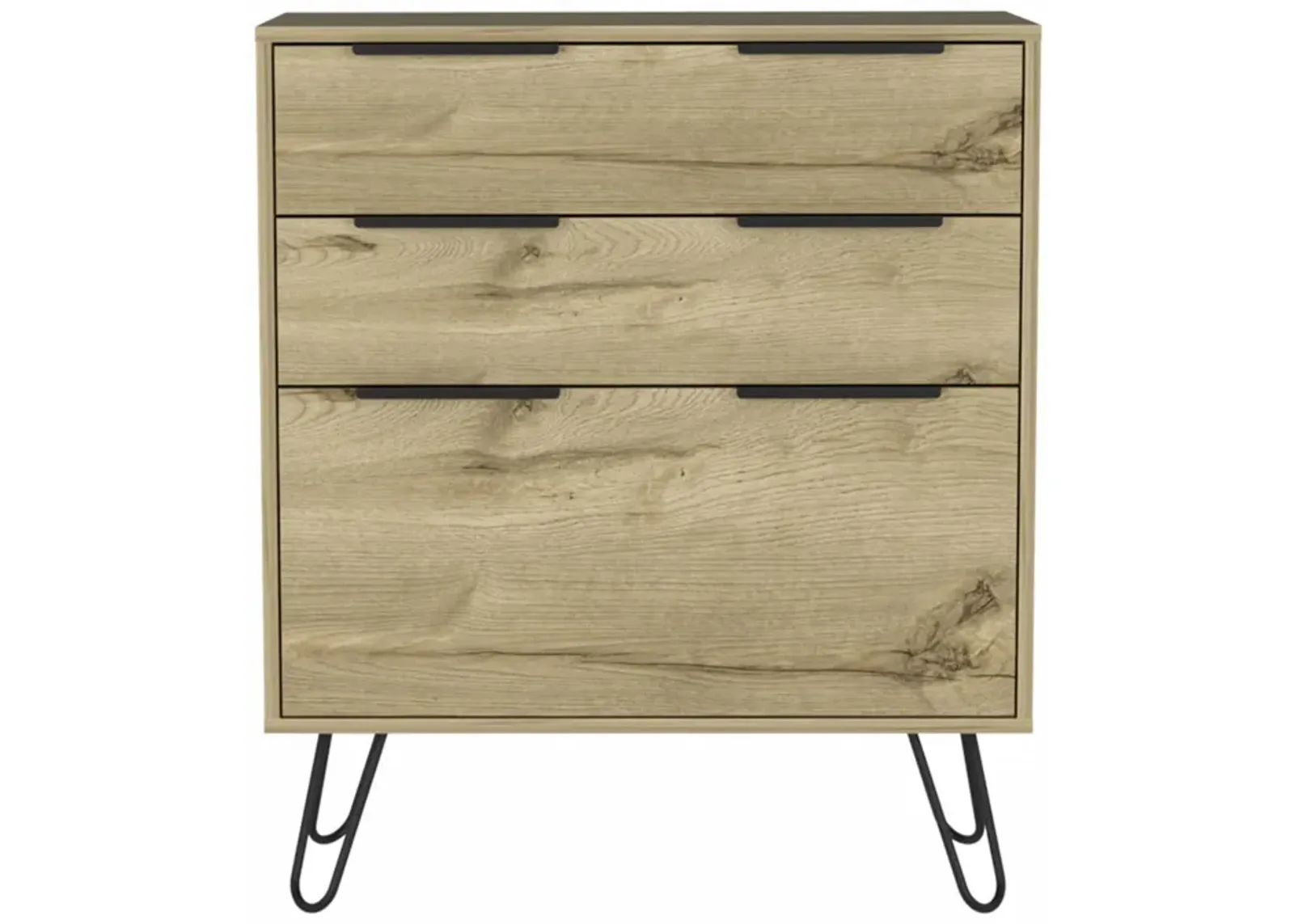 Three Drawer Dresser - Light Oak