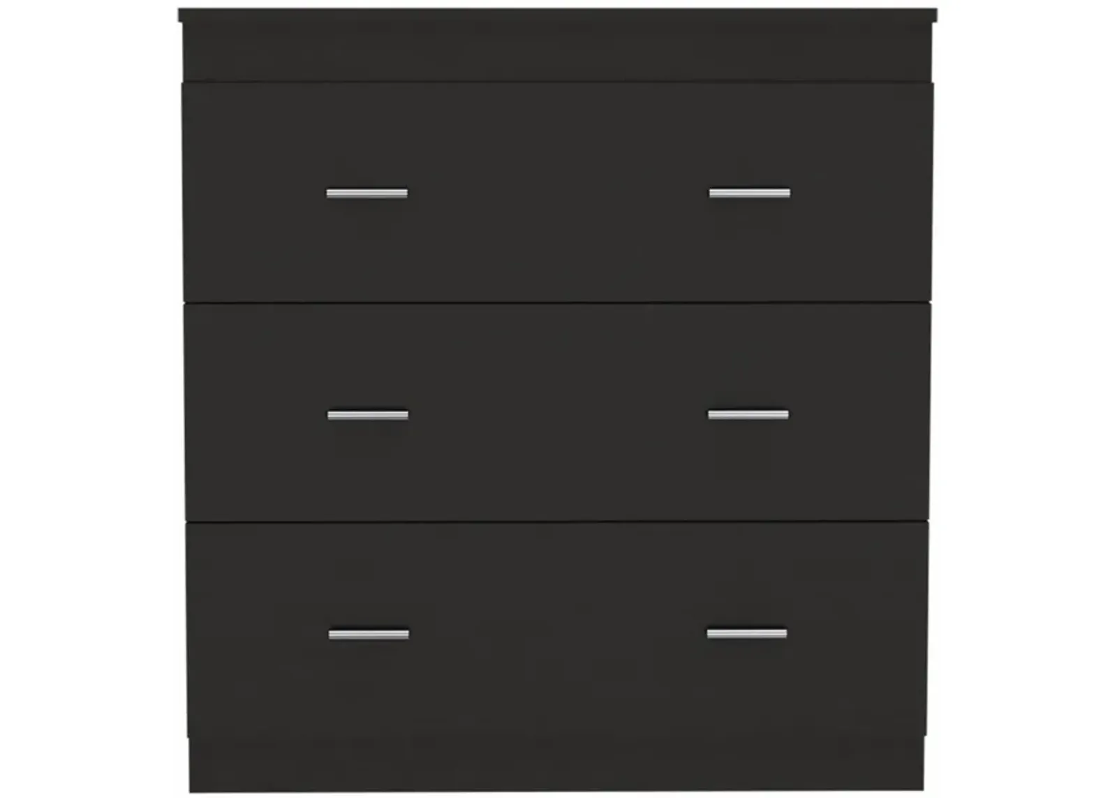 Wengue Three Drawer Dresser - Black