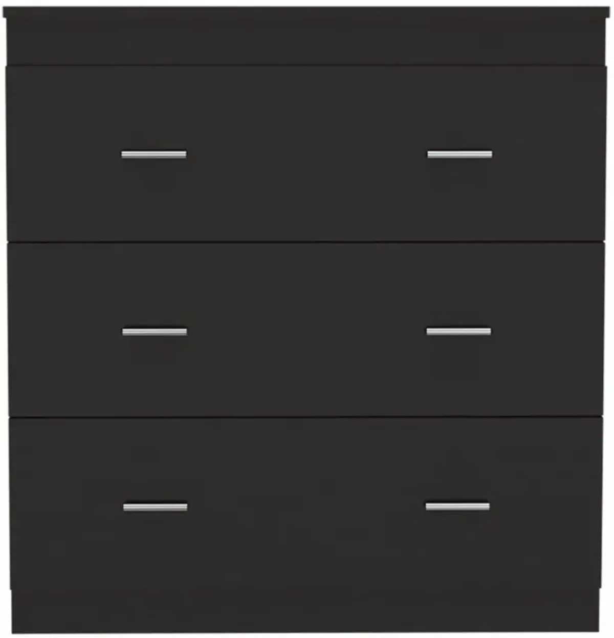 Wengue Three Drawer Dresser - Black