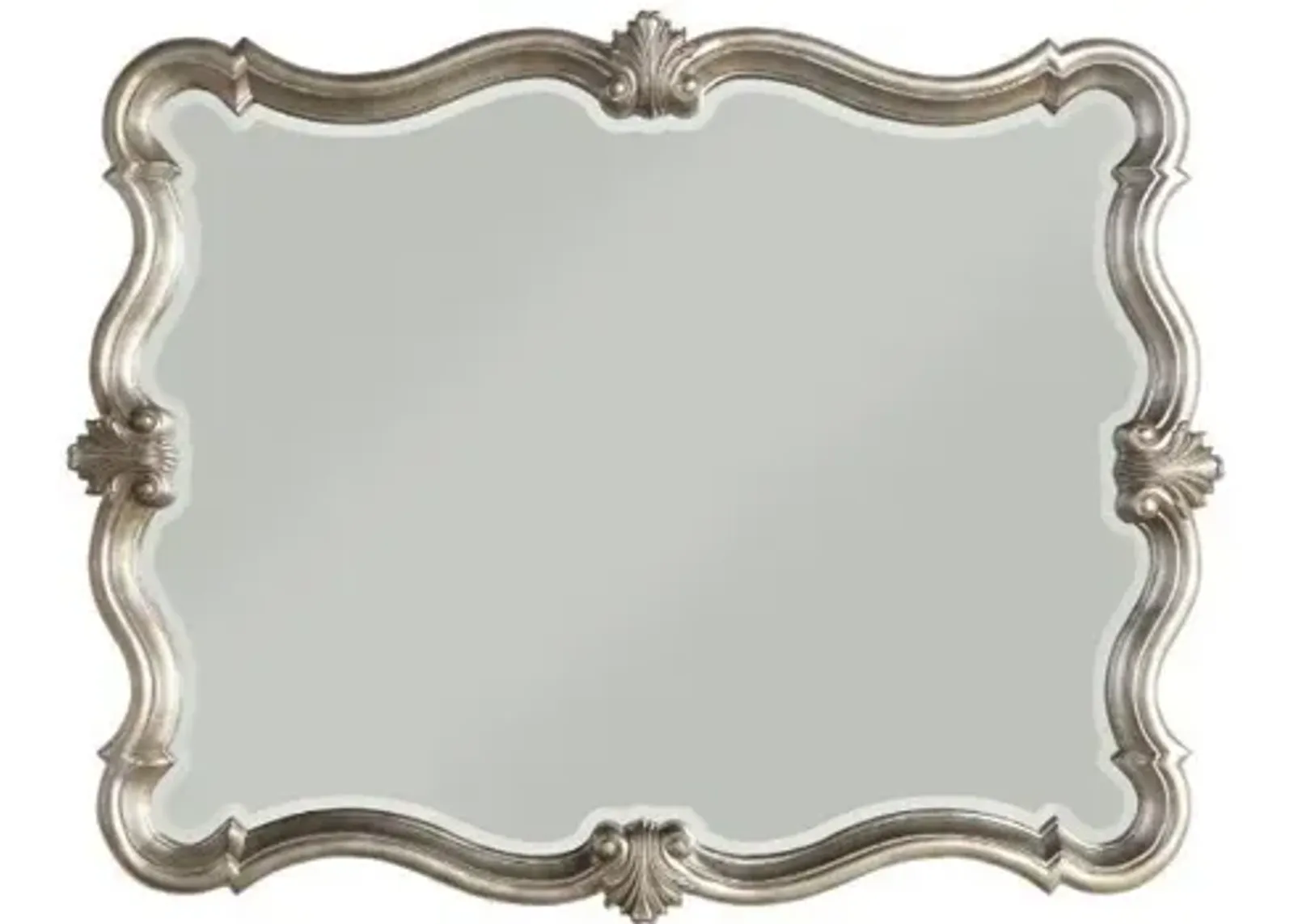 40" Antique Irregular Dresser Mirror - Champagne