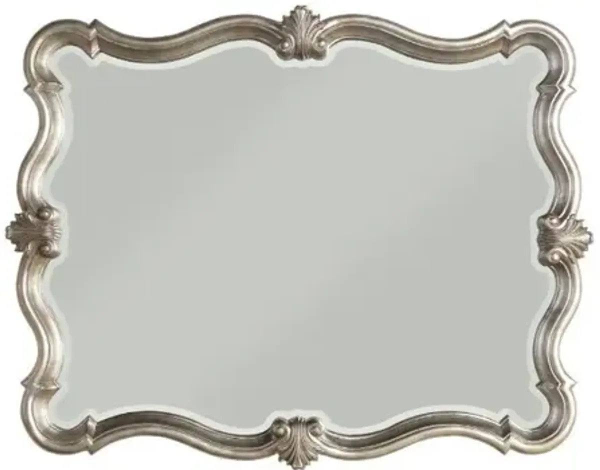 40" Antique Irregular Dresser Mirror - Champagne