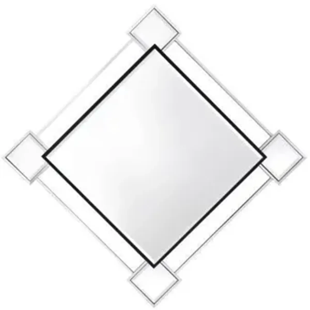 45" Accent Mirror - Mirrored / Chrome