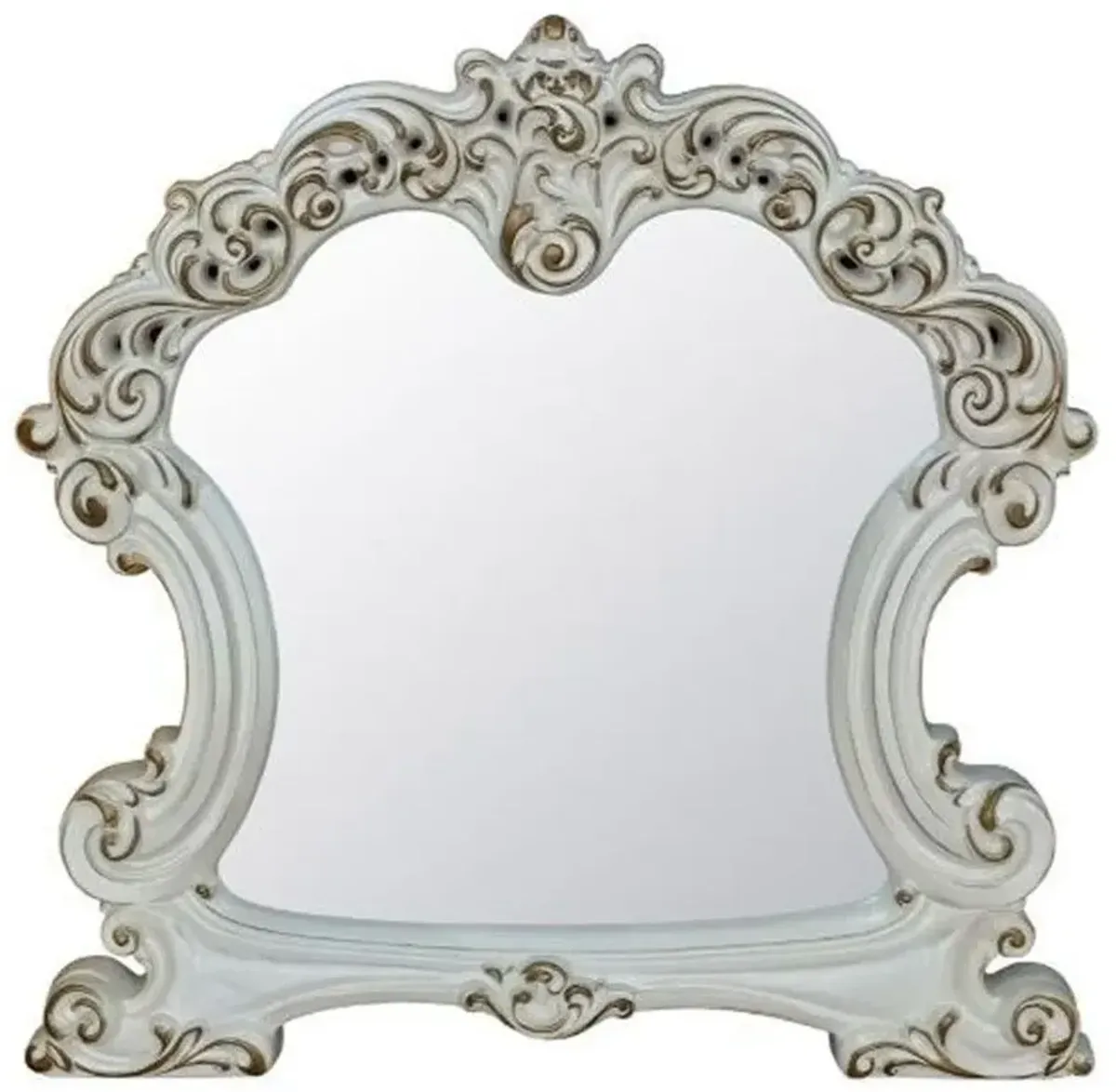 45" Antique Irregular Dresser Mirror - Pearl