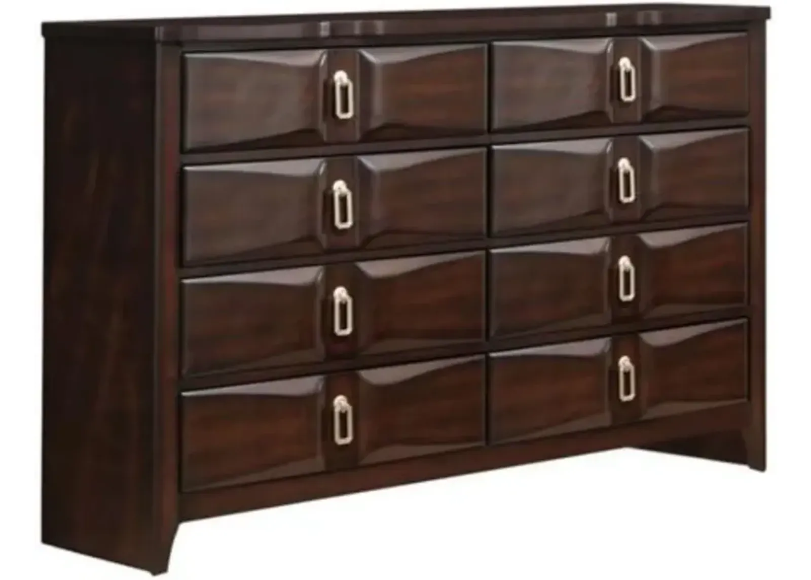 Eight Drawer Double Dresser - Espresso