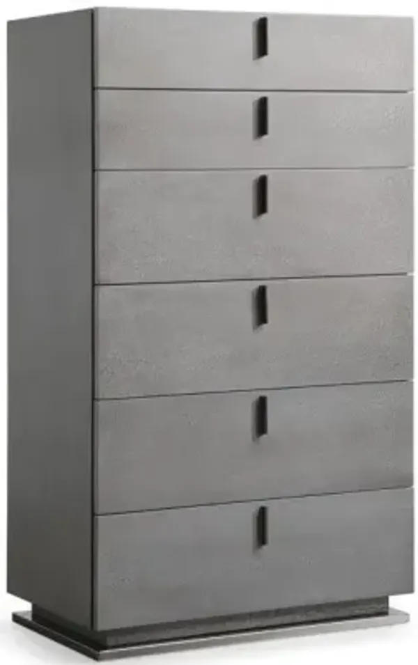 Six Drawer Chest - Gray