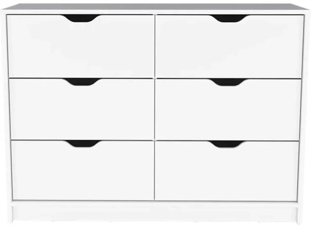 Dresser 4 Drawer - White