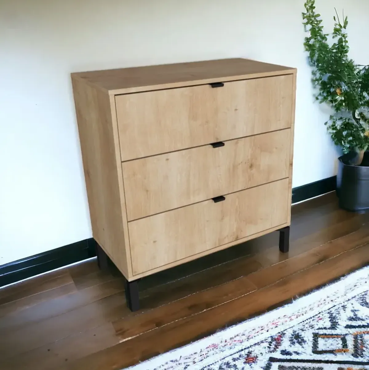 3 Drawer Dresser - Natural