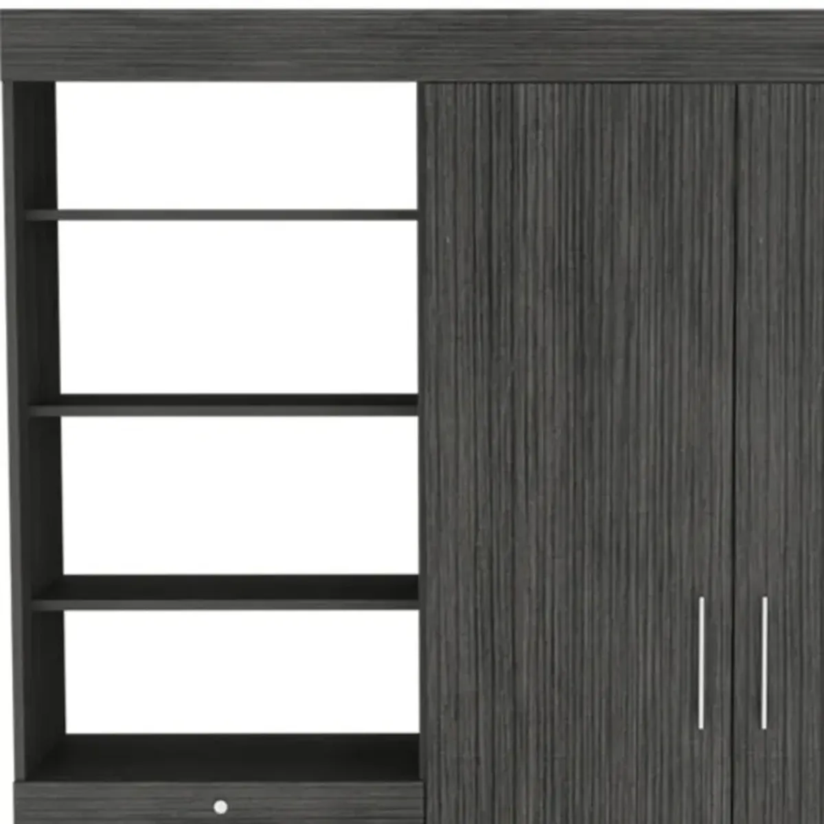 3 Drawer Combo Dresser - Gray