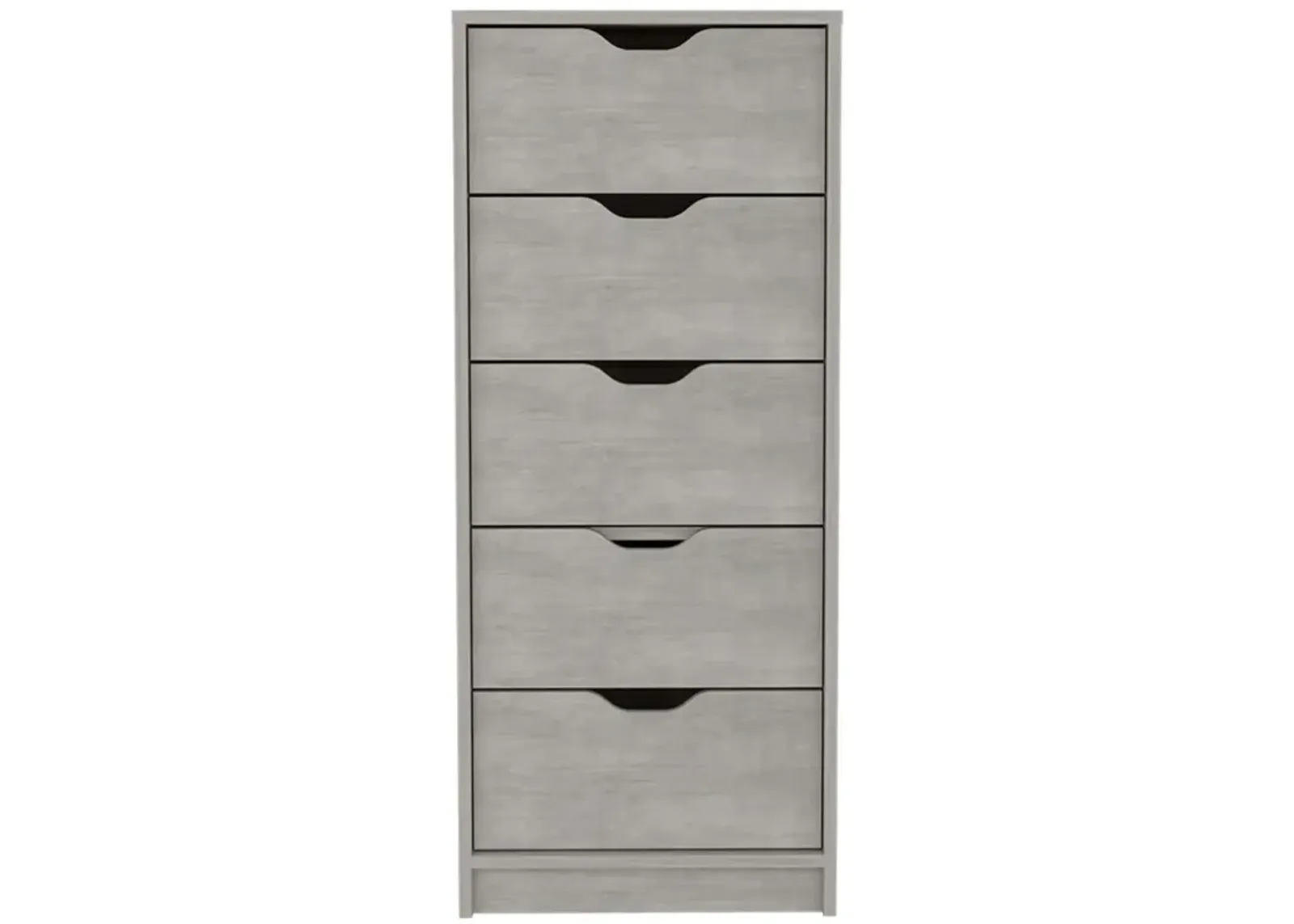 5 Drawer Standard Chest - Gray