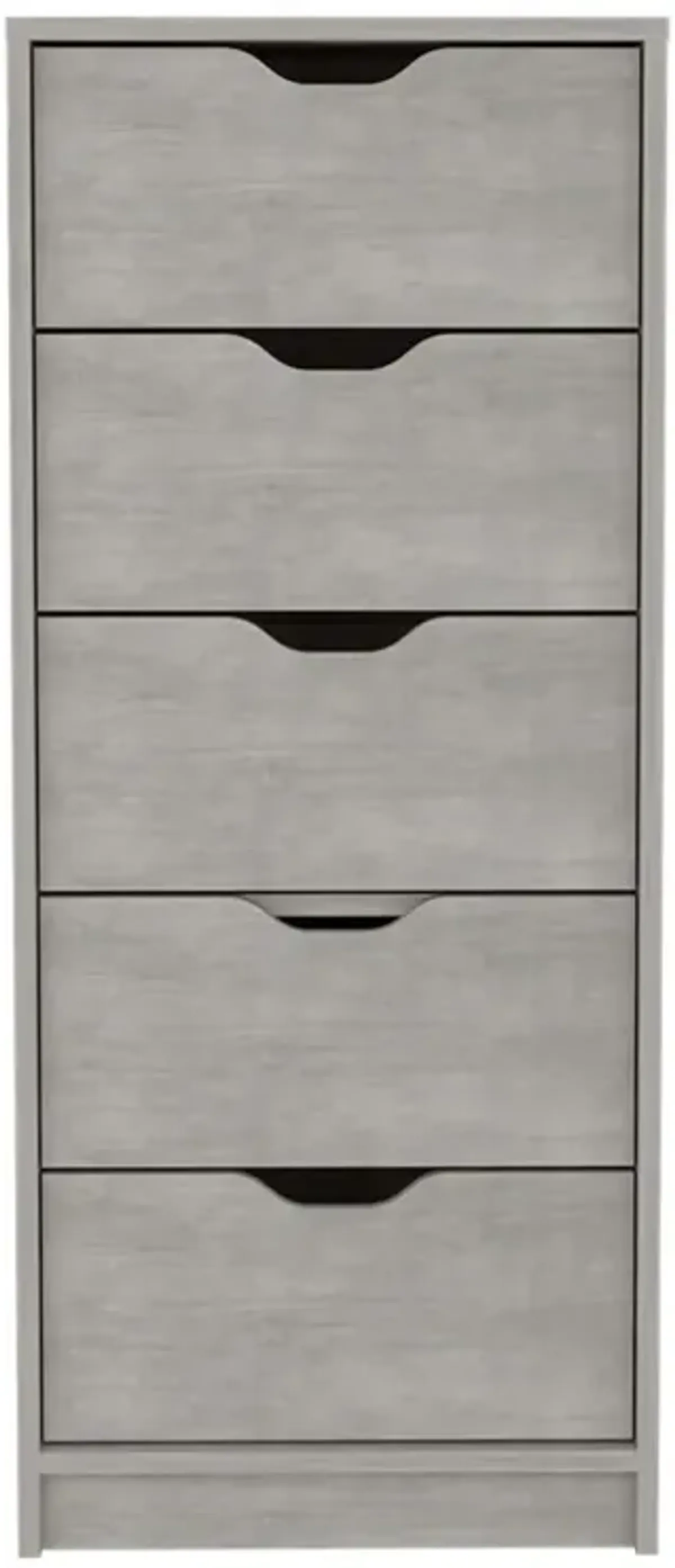 5 Drawer Standard Chest - Gray