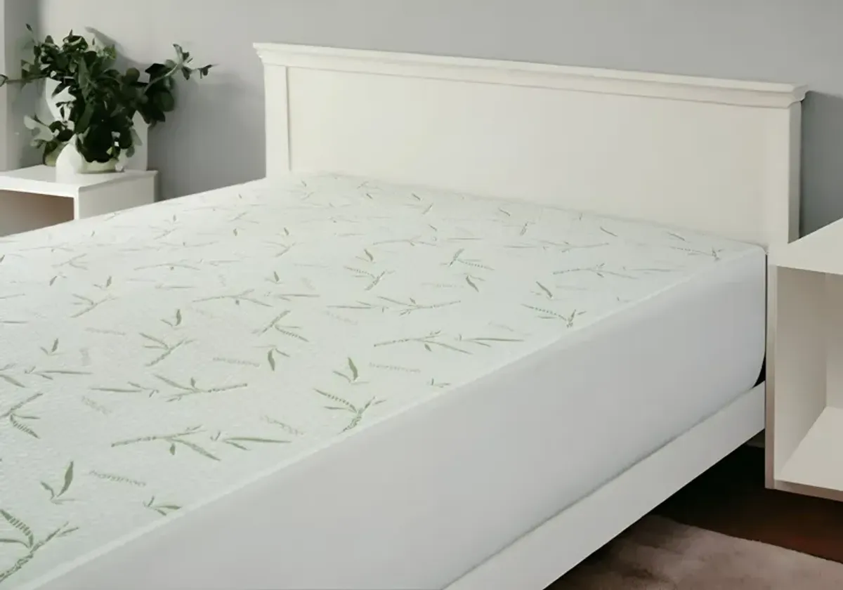 California King Waterproof Rayon From Bamboo Deep Pocket Mattress Cover - White