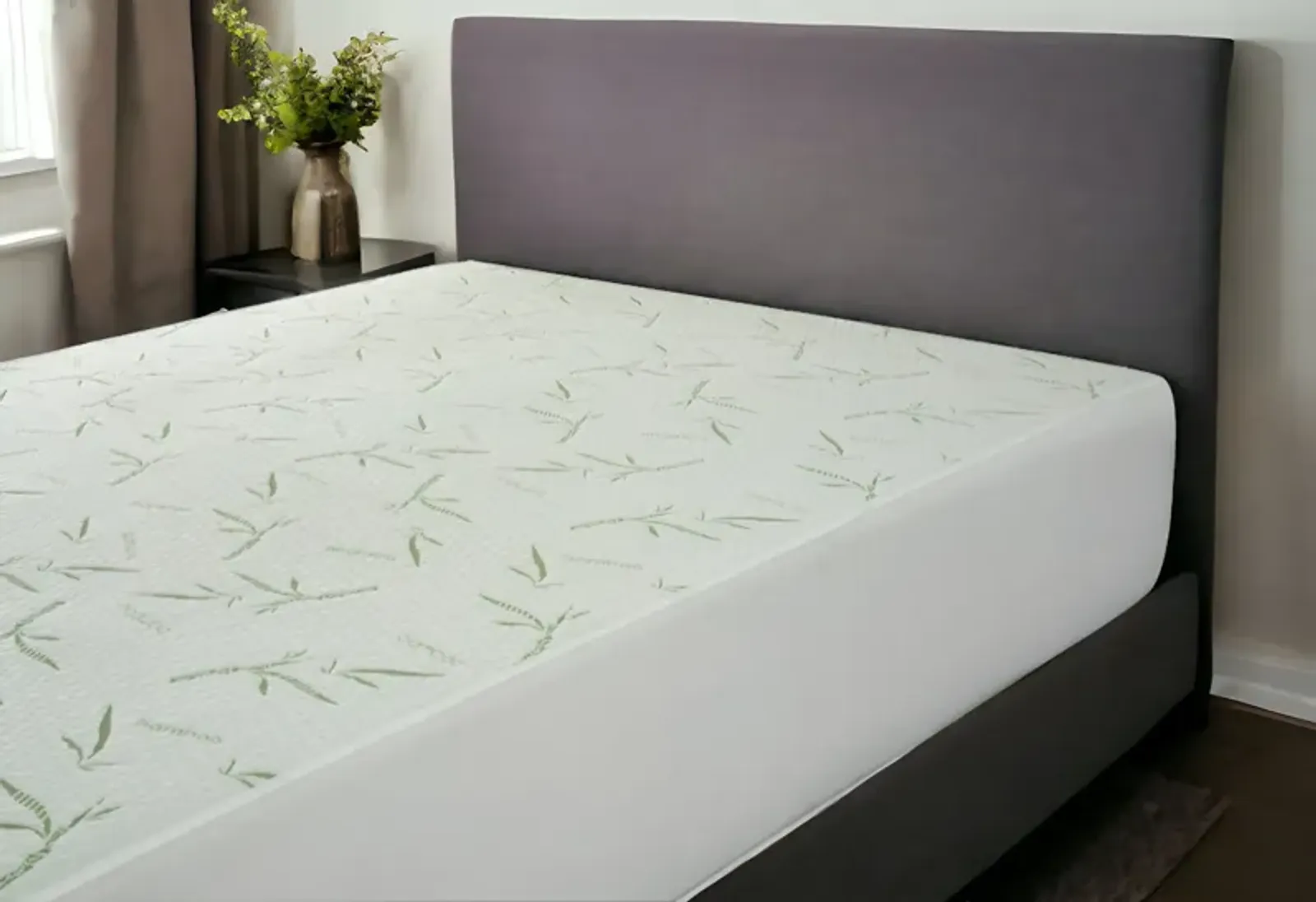 Twin Long Waterproof Rayon From Bamboo Deep Pocket Mattress Cover - White