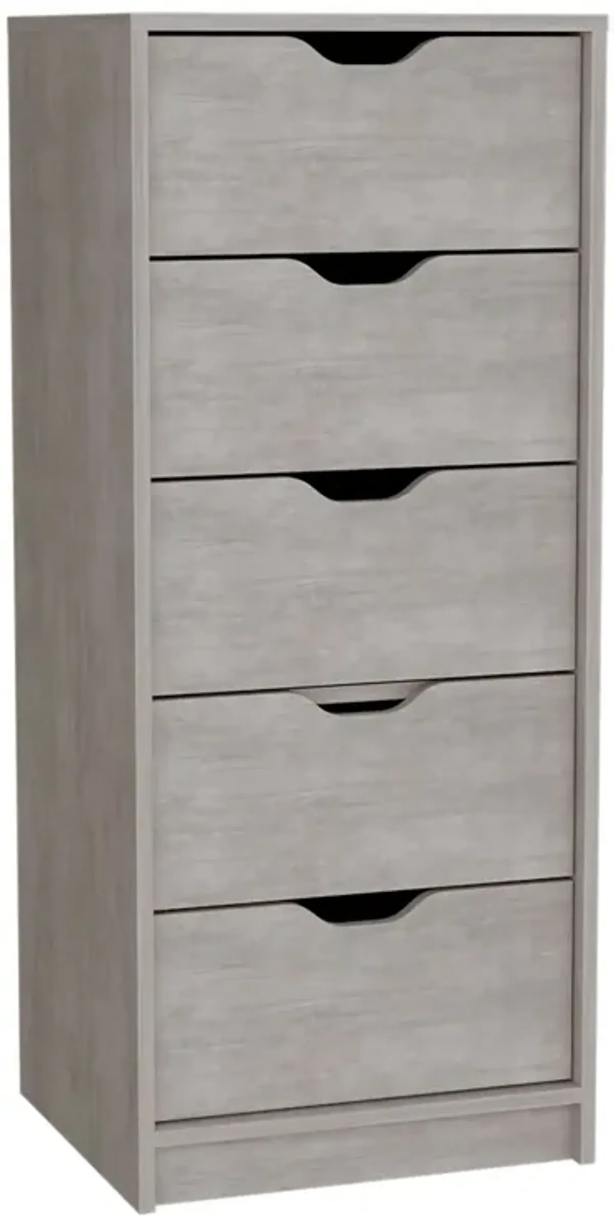 Five Drawer Standard Chest - Oak